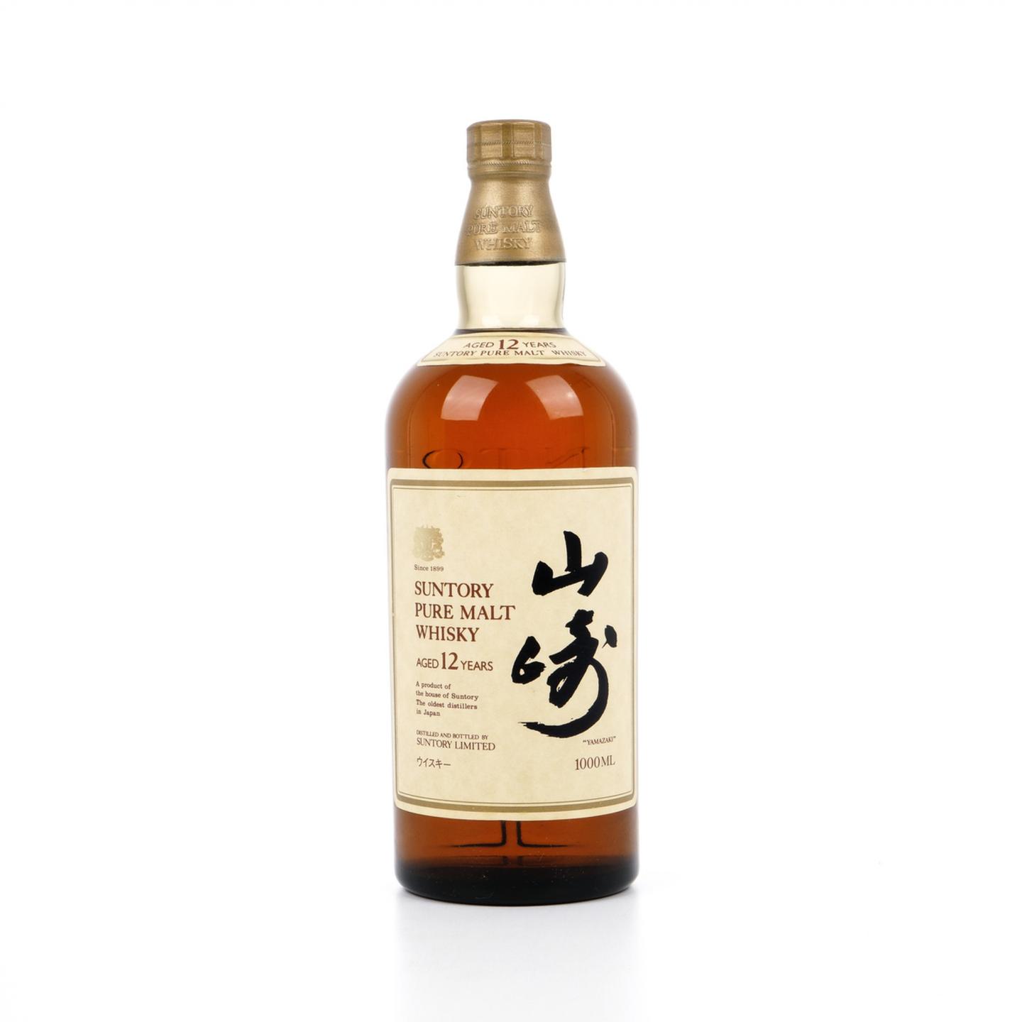 山崎 12年 金狮标 Pure Malt 1000ml