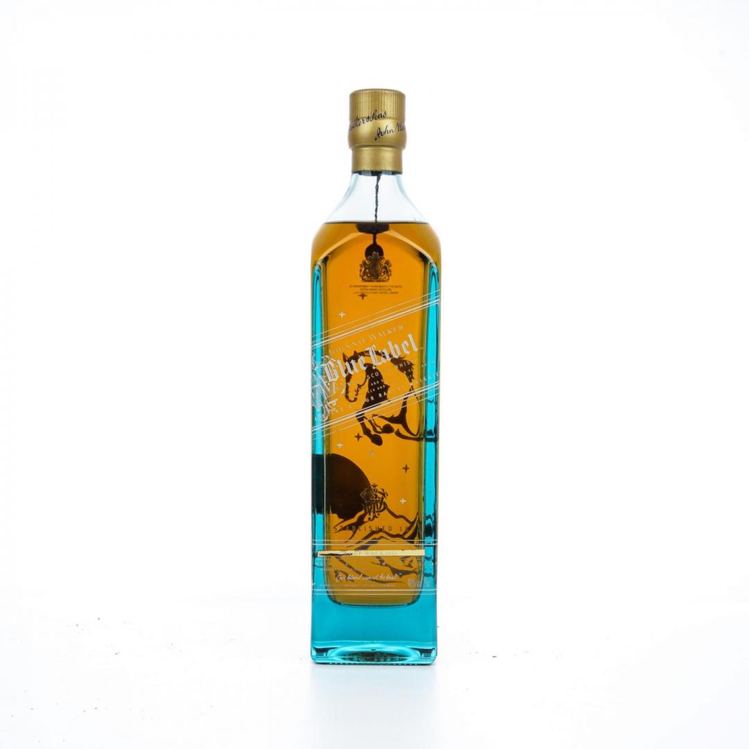 【马年礼盒】2013年 尊尼获加 蓝牌马年生肖带杯礼盒装 40% 750ml