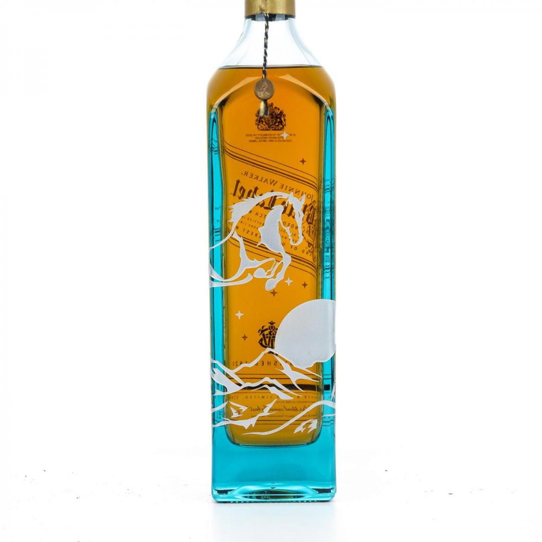 【马年礼盒】2013年 尊尼获加 蓝牌马年生肖带杯礼盒装 40% 750ml