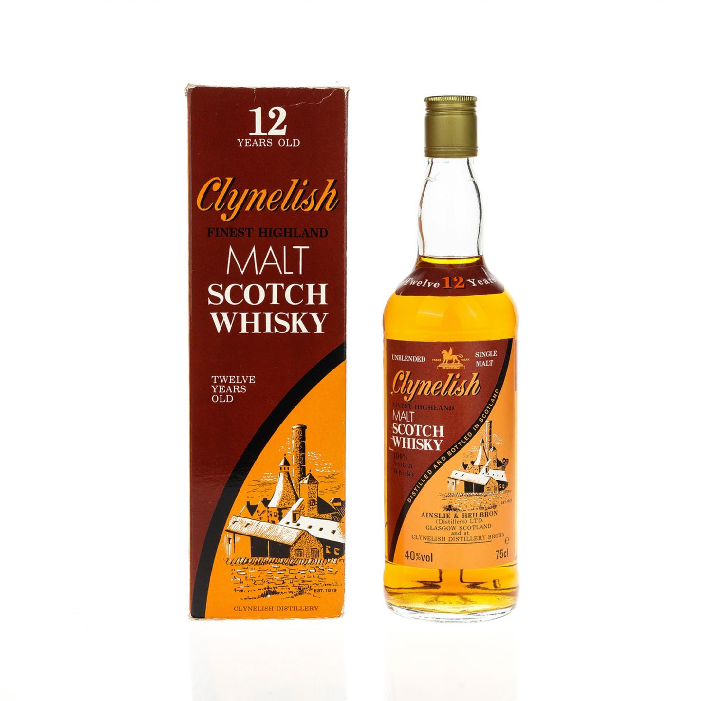 【威士忌】克里尼利基 12年 Ainslie & Heilbron 旧版 750ml