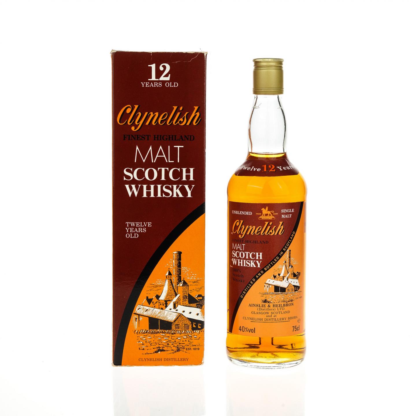 【威士忌】克里尼利基 12年 Ainslie & Heilbron 旧版 750ml