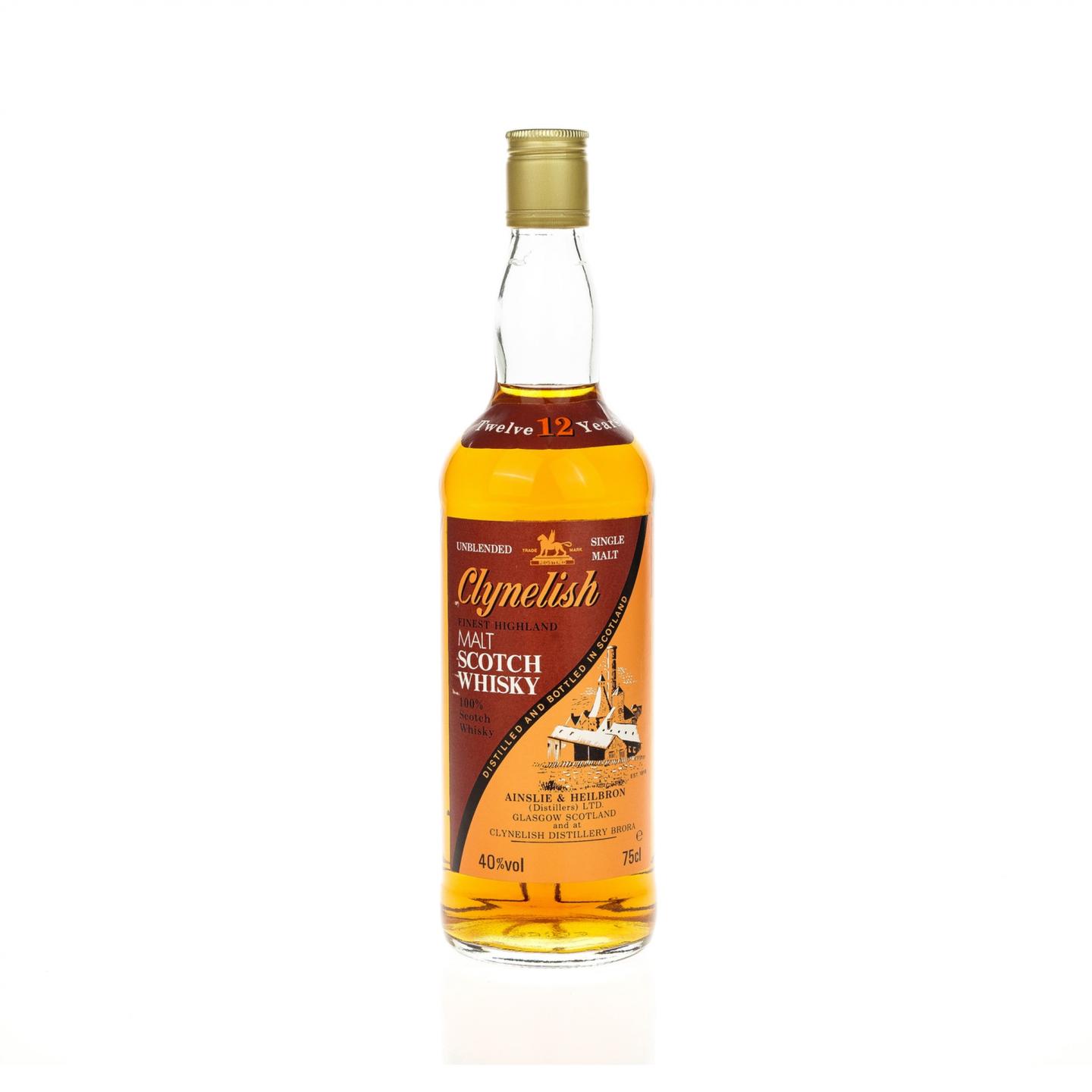 【威士忌】克里尼利基 12年 Ainslie & Heilbron 旧版 750ml