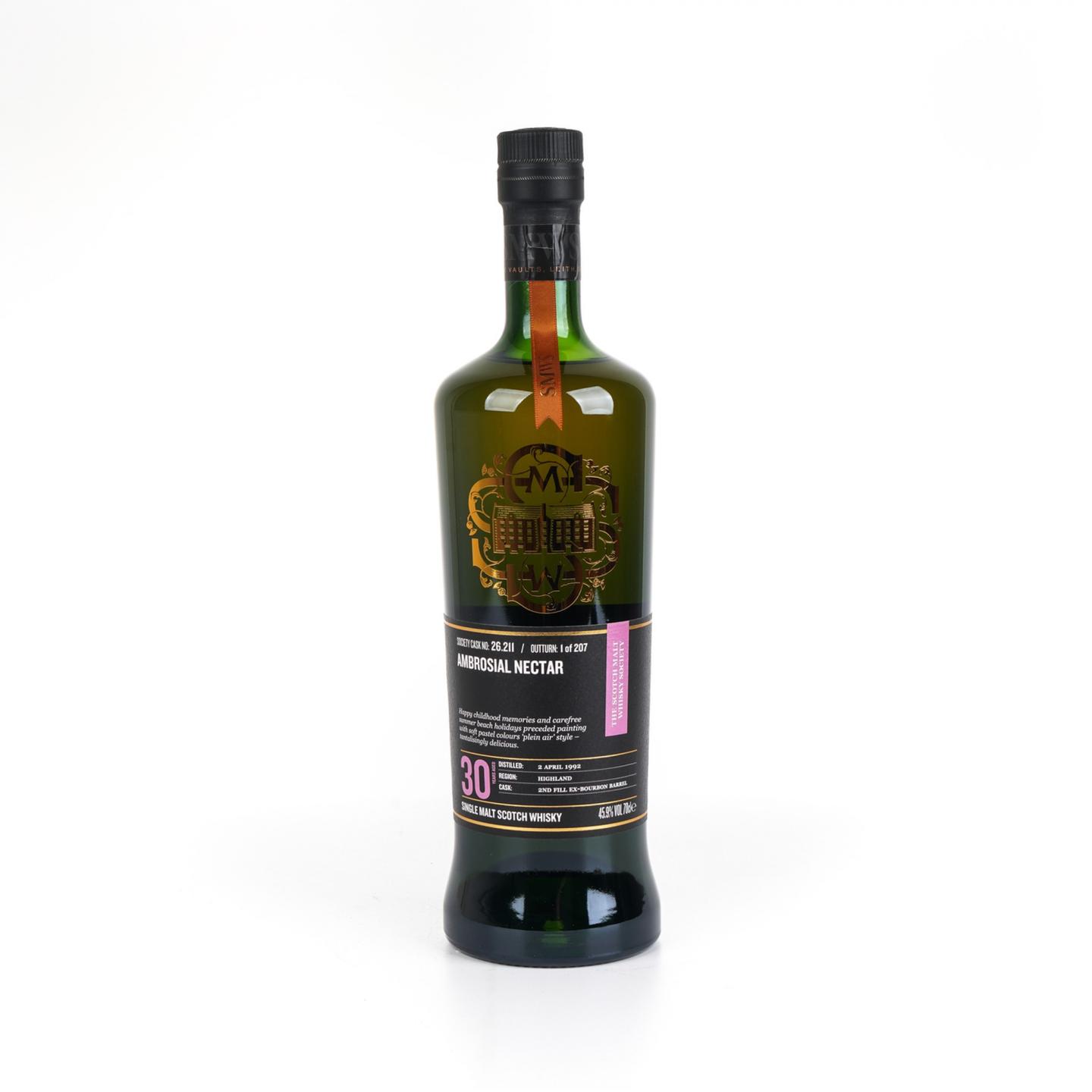 SMWS 26.211 克里尼利基 30年 1992