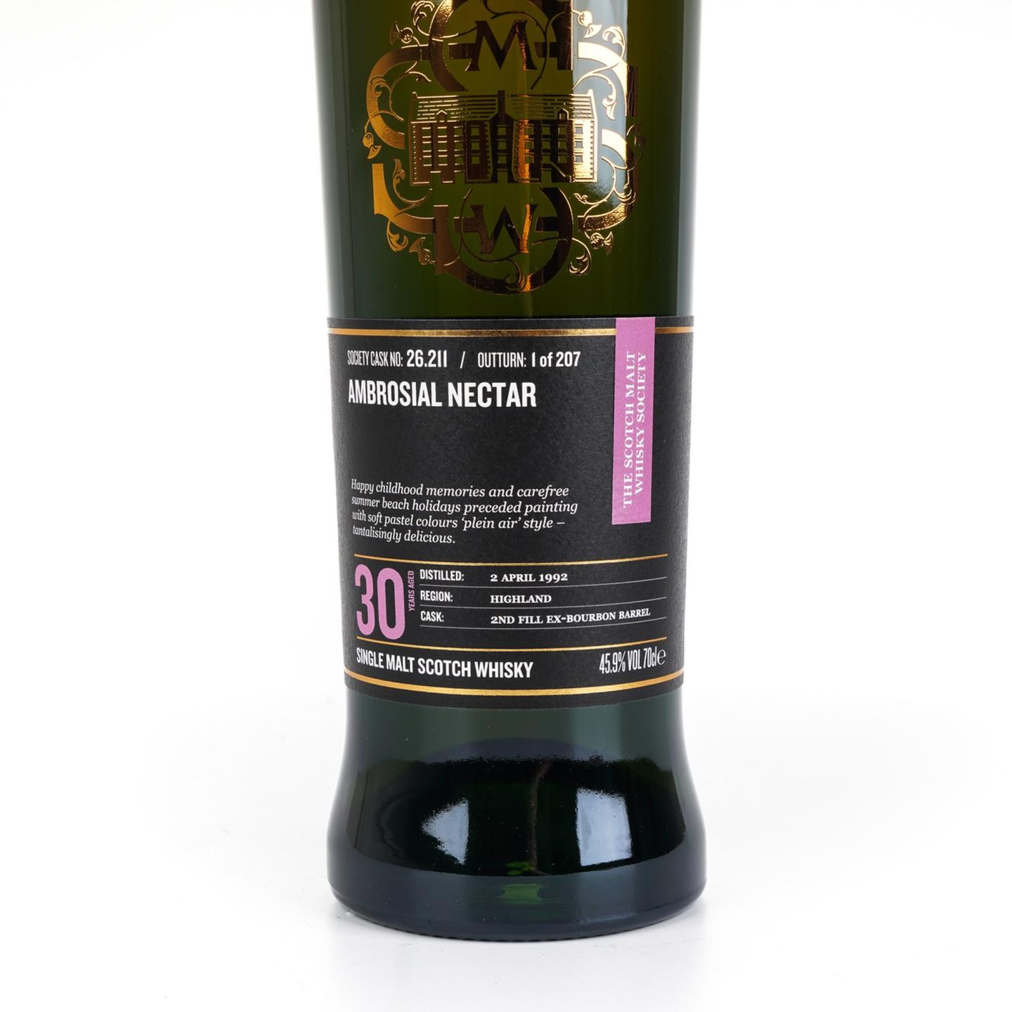 SMWS 26.211 克里尼利基 30年 1992