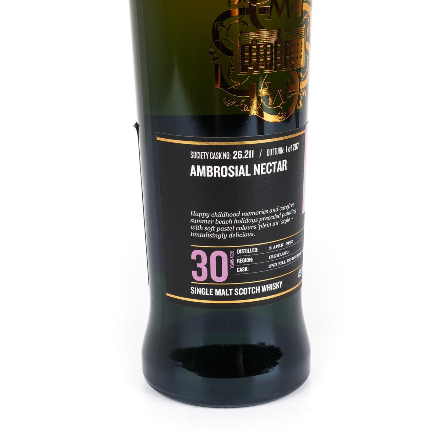SMWS 26.211 克里尼利基 30年 1992