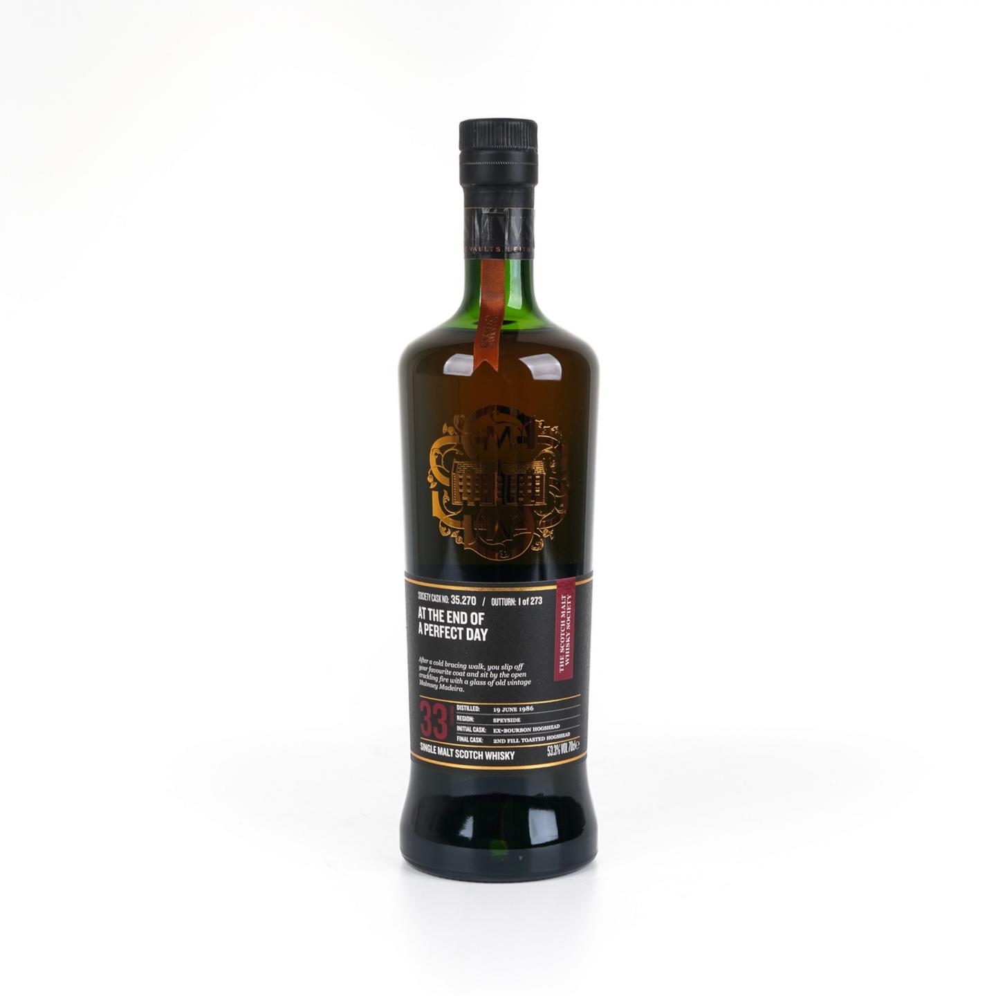 SMWS 35.270 格兰莫雷 33年 1986