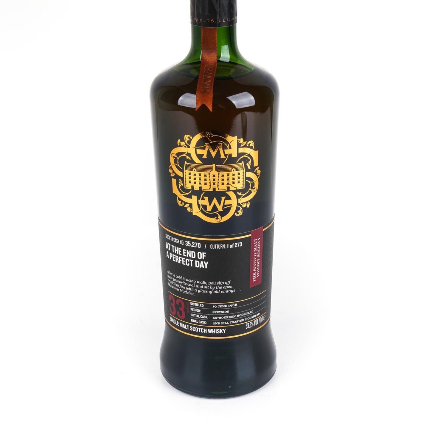 SMWS 35.270 格兰莫雷 33年 1986