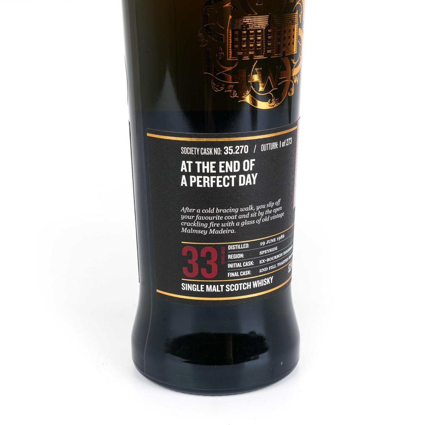 SMWS 35.270 格兰莫雷 33年 1986