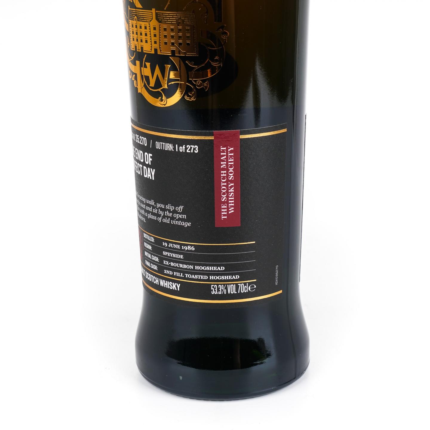 SMWS 35.270 格兰莫雷 33年 1986