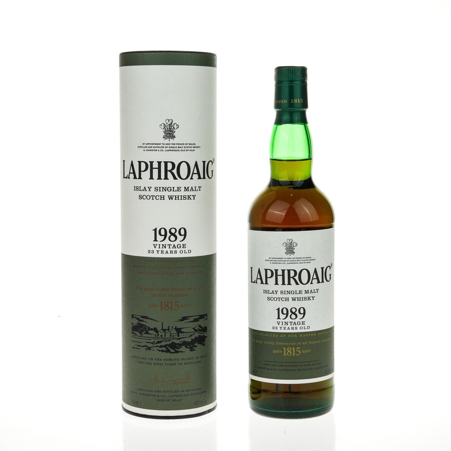 【威士忌】拉弗格 23年 1989 Vintage 48.9%