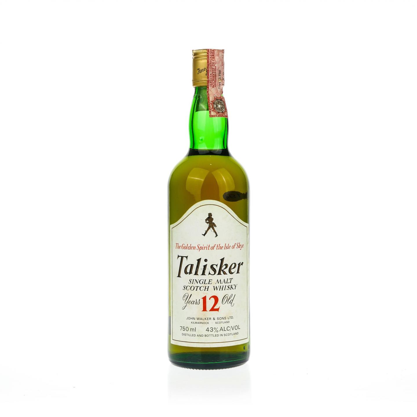 【威士忌】泰斯卡 12年 1980S 750ml