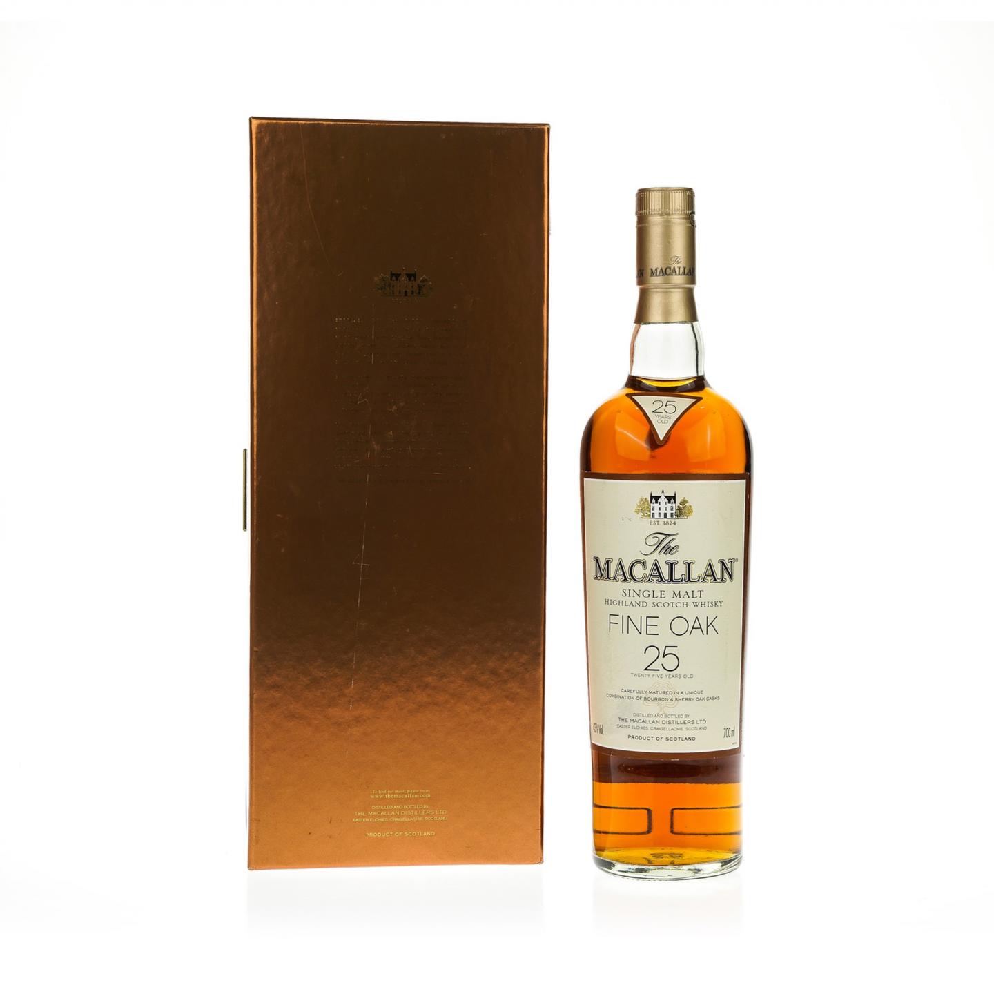 【威士忌】麦卡伦 25年 Fine Oak
