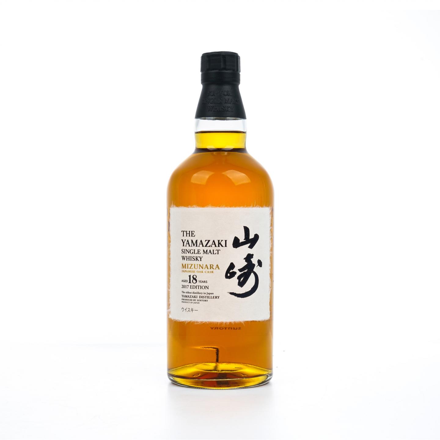 山崎 18年 水楢桶 2017 Edition 木礼盒