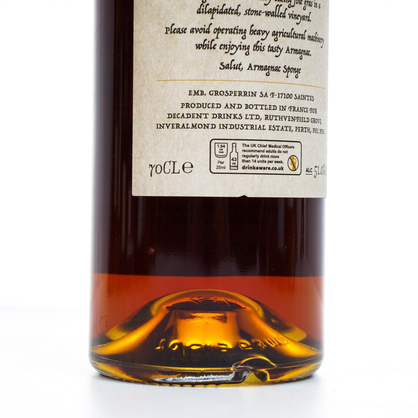 雅文邑海绵 35年 2021 Armagnac Sponge Edition no.1