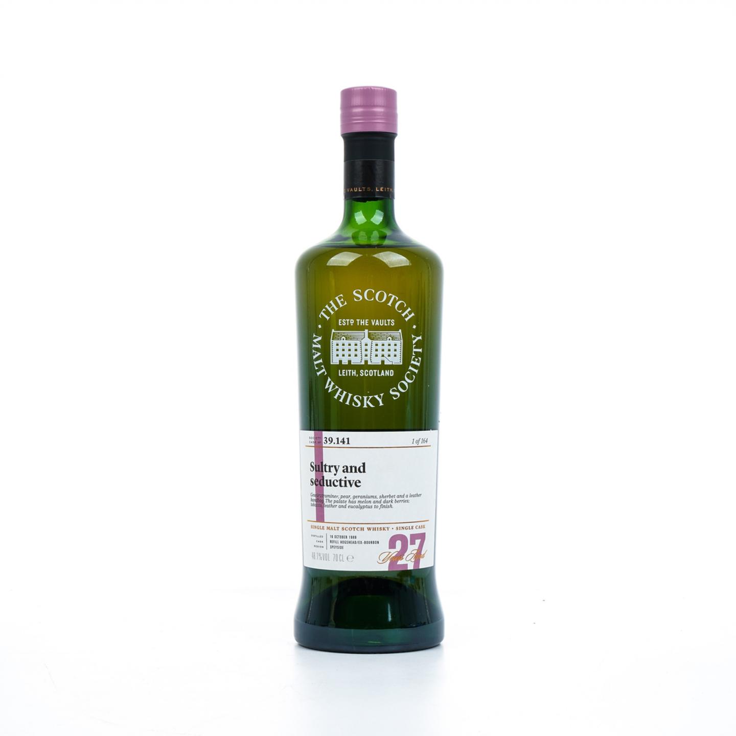 SMWS 39.141 林可伍德 27年 1989-2017 单桶 行货