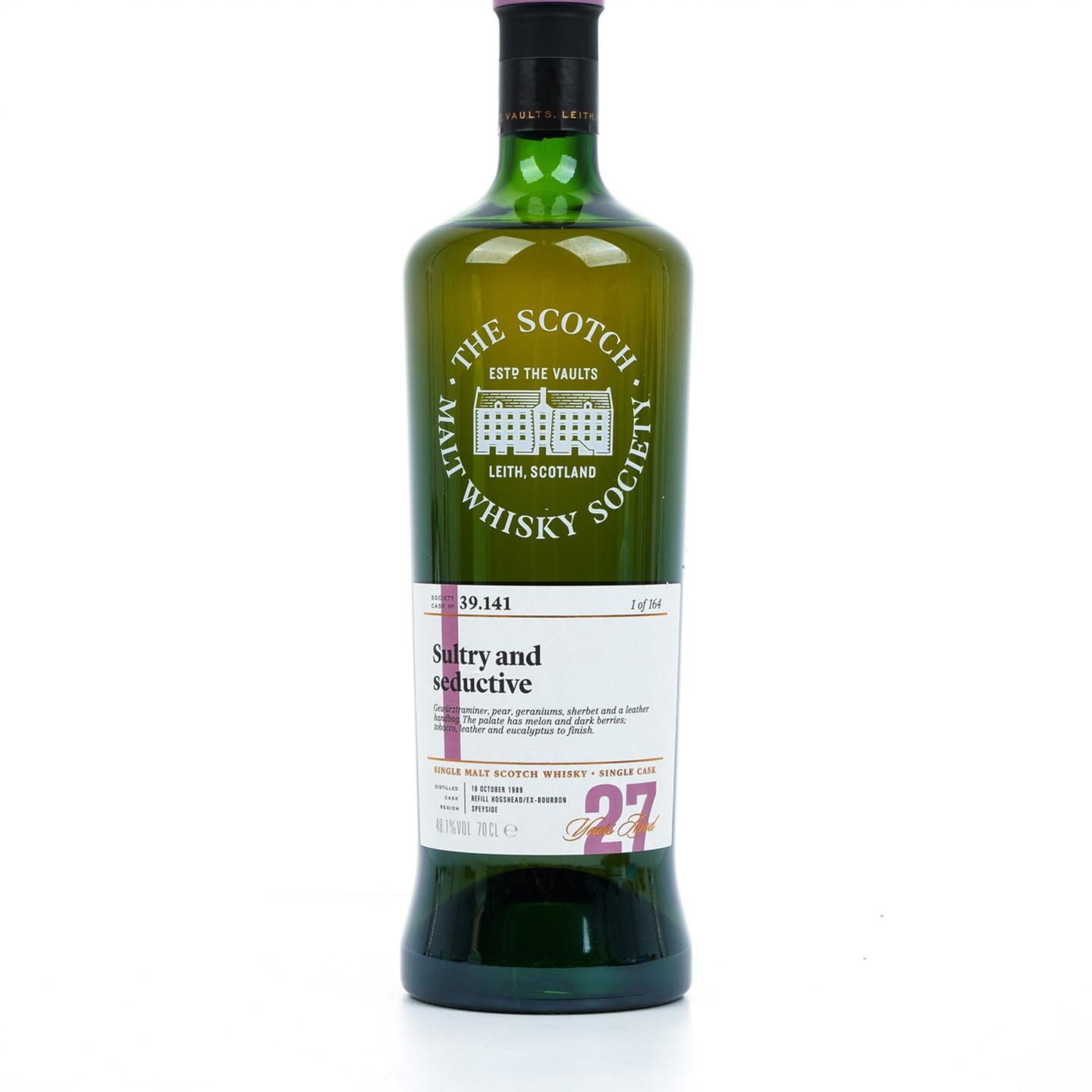 SMWS 39.141 林可伍德 27年 1989-2017 单桶 行货
