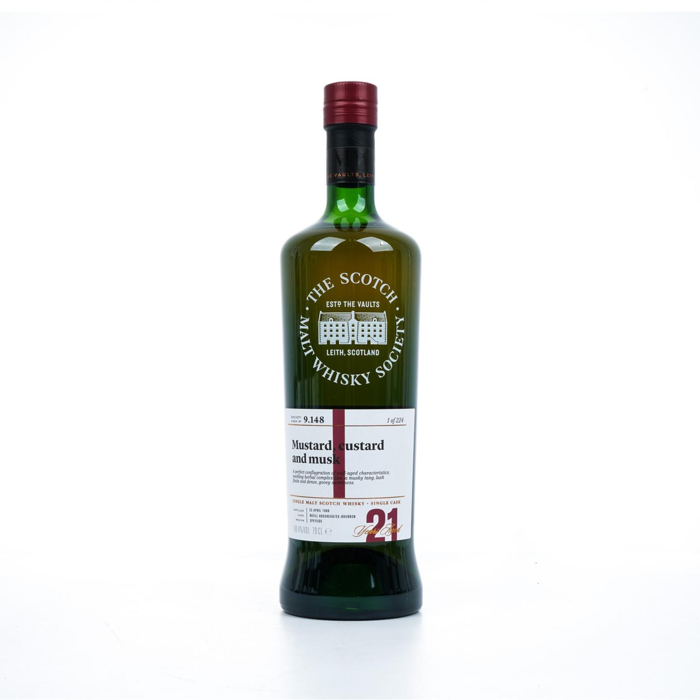 SMWS 9.148 格兰冠 21年 1996-2018 单桶 行货