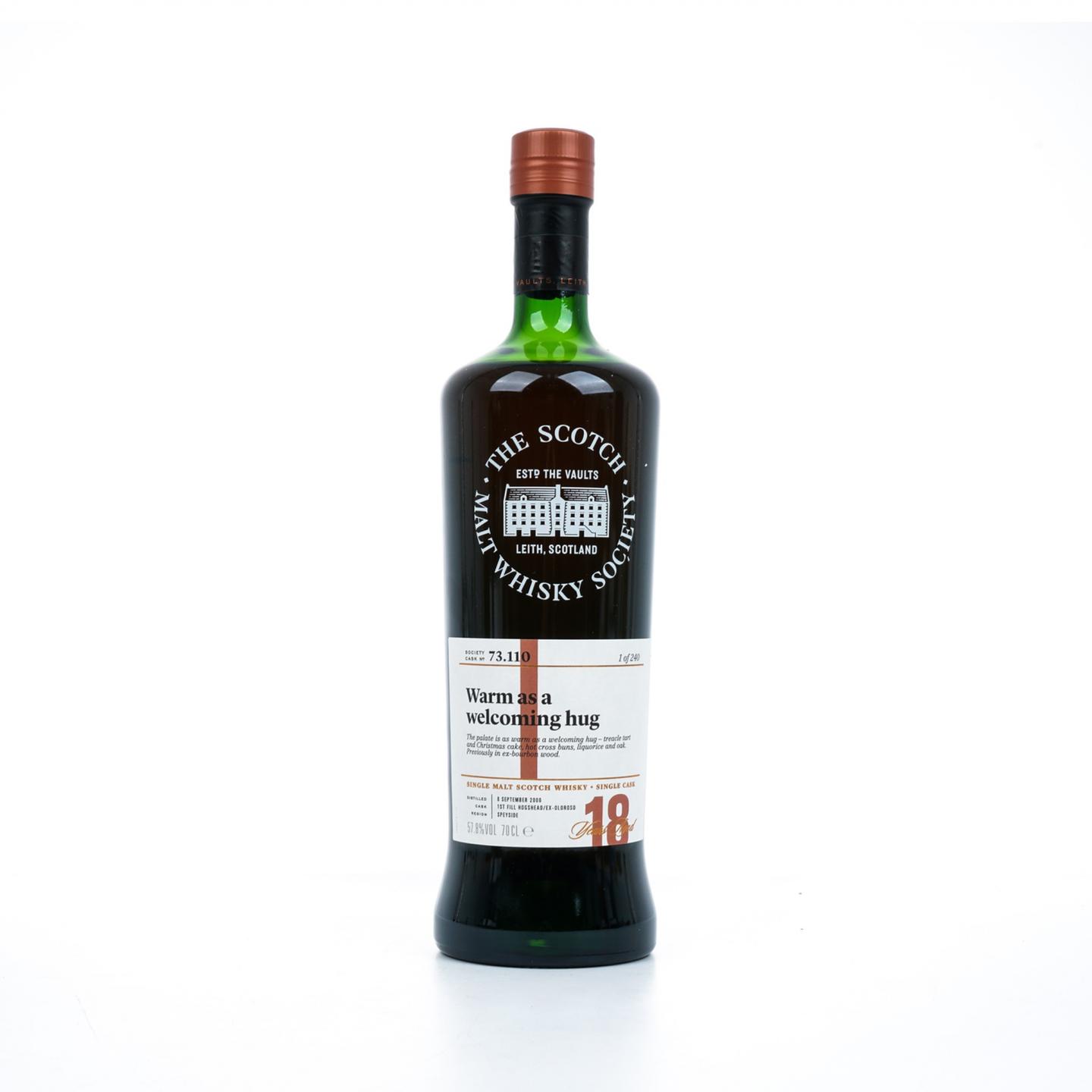 SMWS 73.110 欧摩 18年 2000-2019 单桶 行货