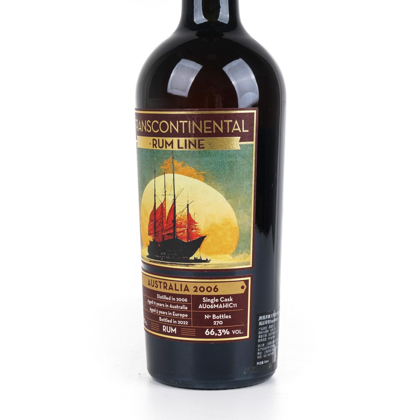Transcontinental Rum Line 2006-2022 单桶朗姆 LMDW