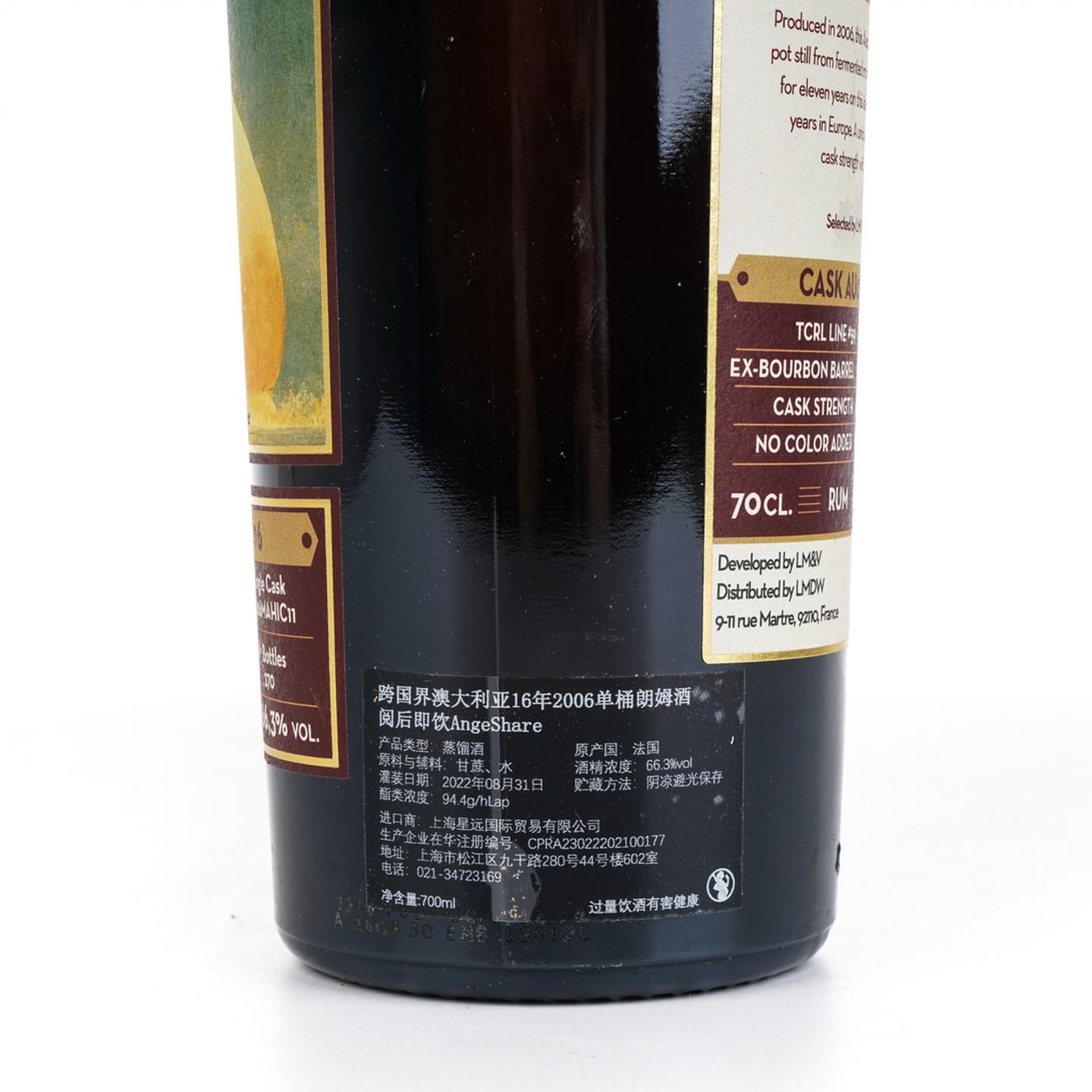 Transcontinental Rum Line 2006-2022 单桶朗姆 LMDW