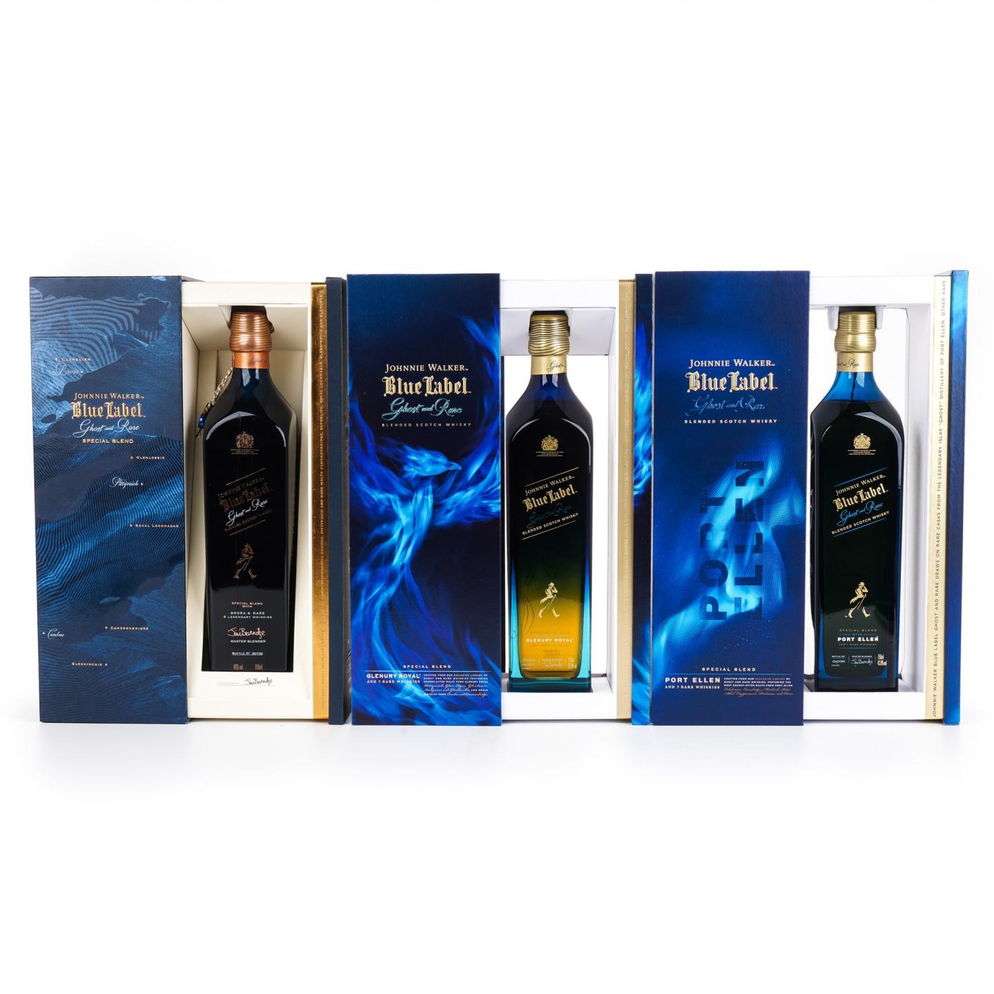 尊尼获加 蓝牌 消逝的酒厂系列 750ml*3
