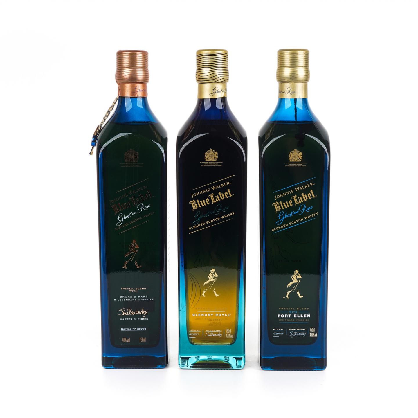 尊尼获加 蓝牌 消逝的酒厂系列 750ml*3