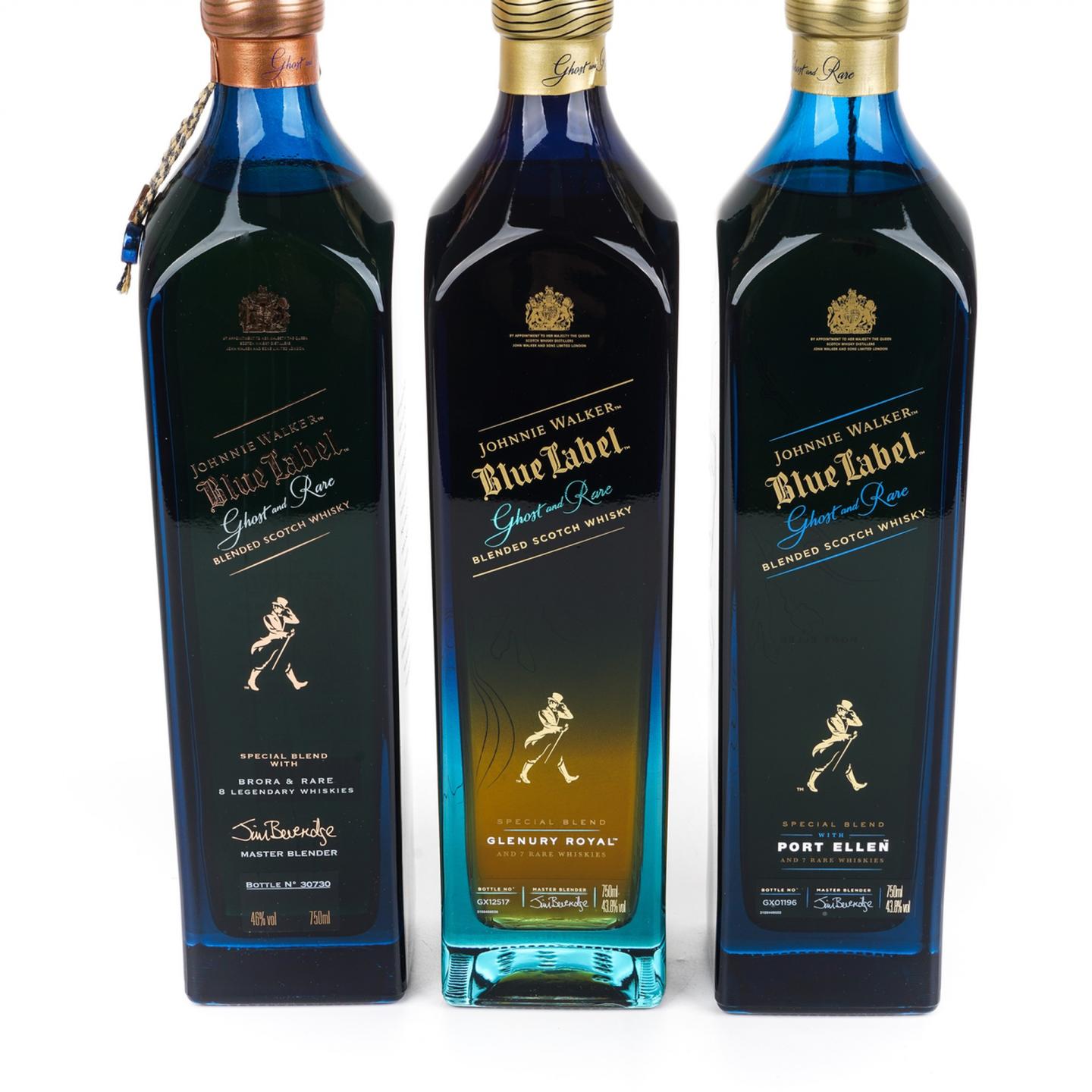 尊尼获加 蓝牌 消逝的酒厂系列 750ml*3