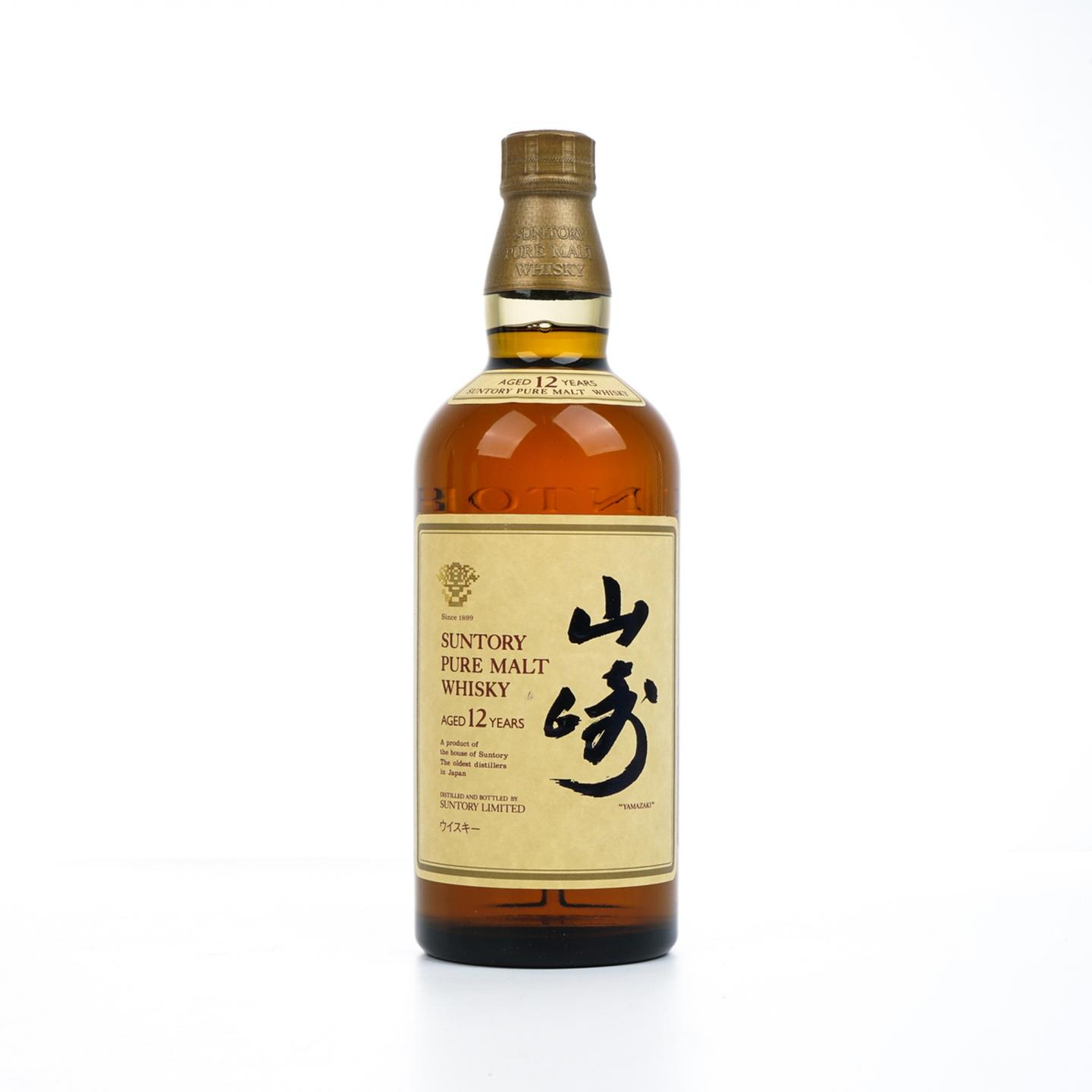山崎 12年 金花标 Pure Malt 750ML