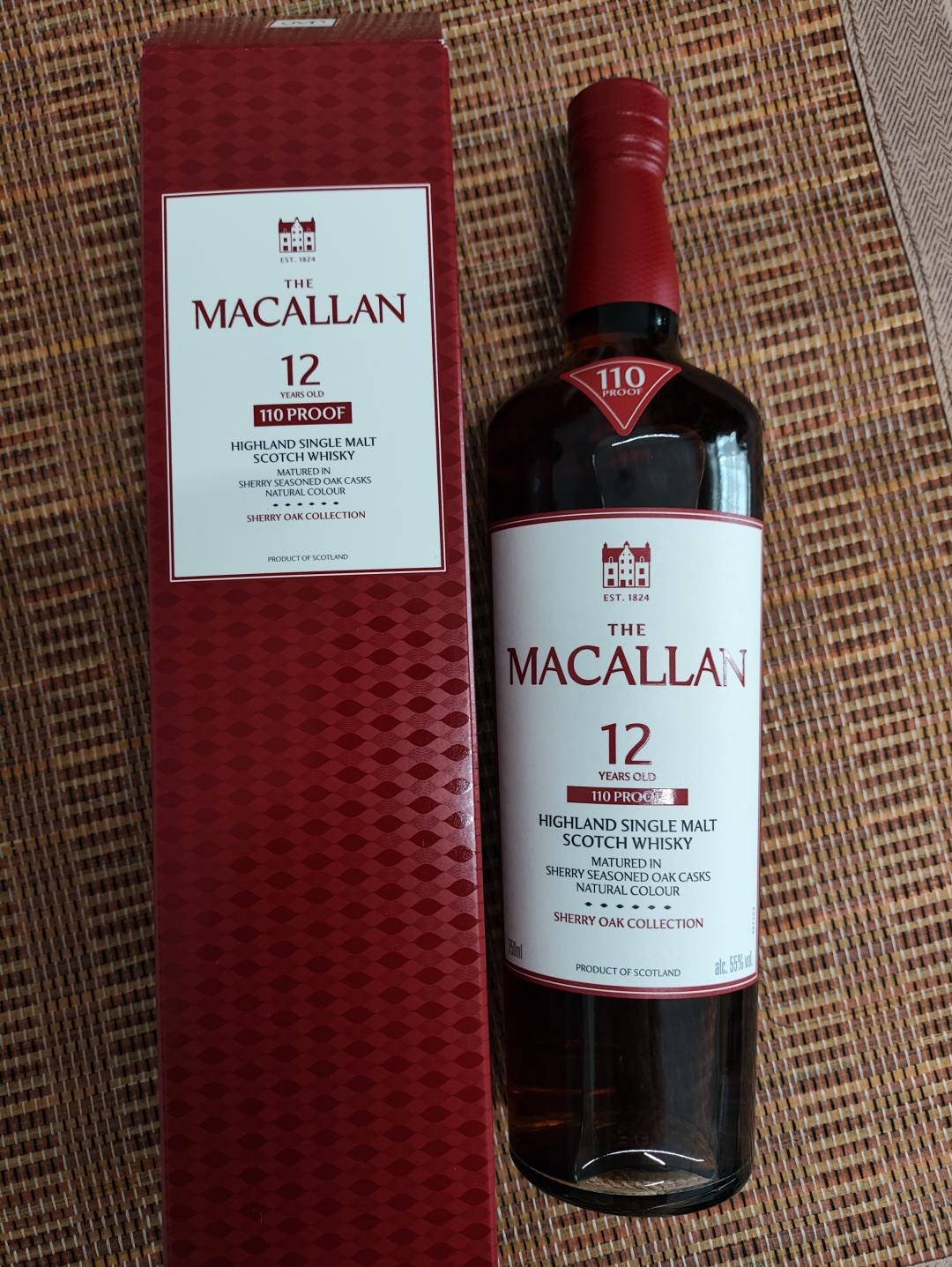 MACALLAN麦卡伦12年110 Proof 雪莉桶强