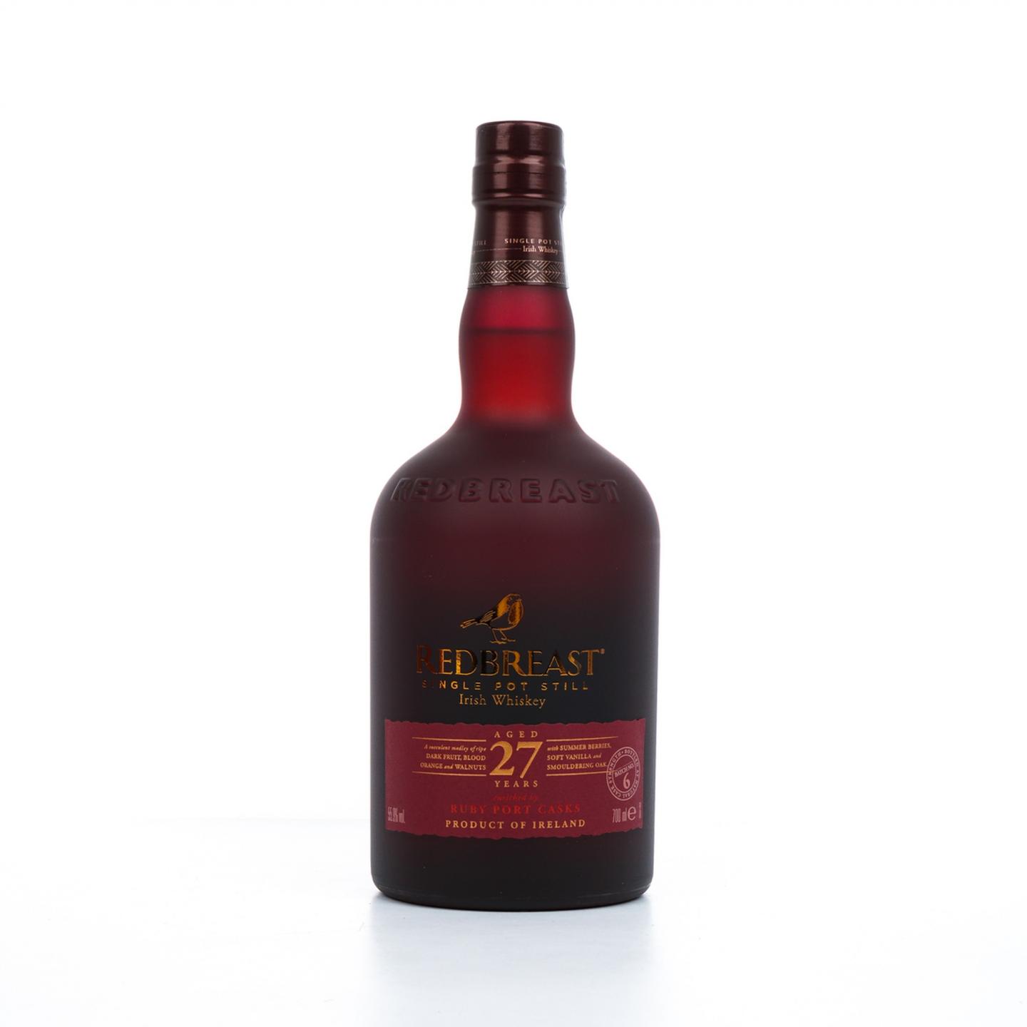 知更鸟 27年 Batch 6 红宝石波特桶后熟 桶强