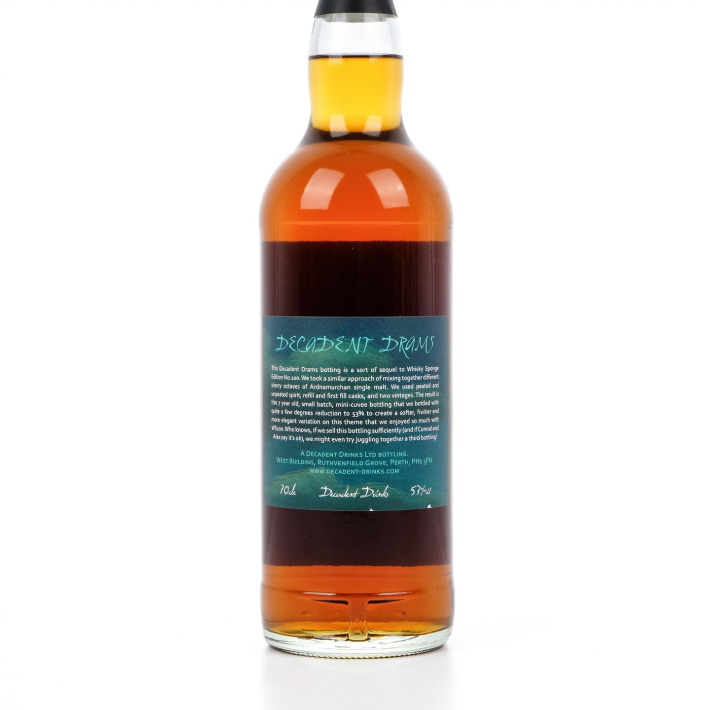 威士忌海绵 7年 Decadent Drams限定 53%