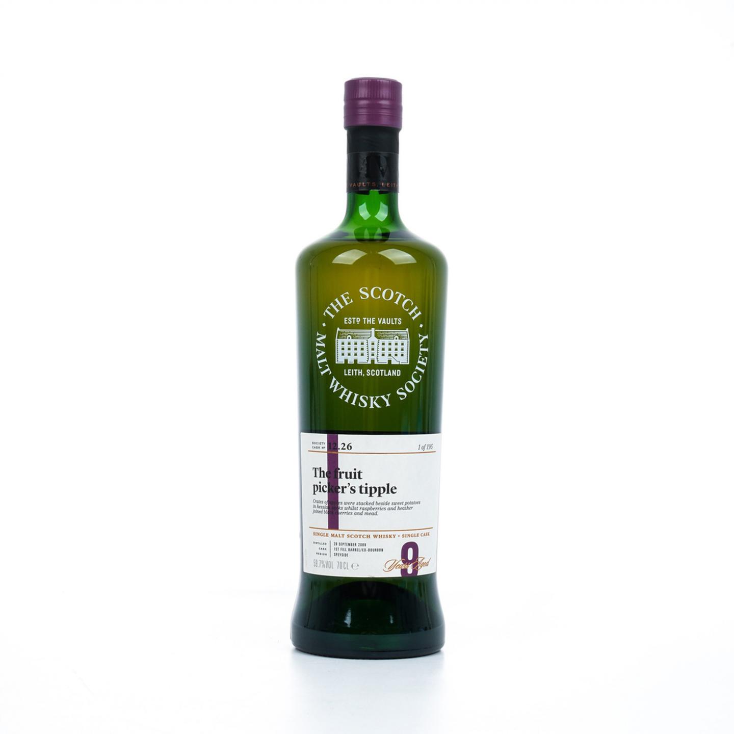 SMWS 12.26 本利亚克 9年 2009 单桶 行货