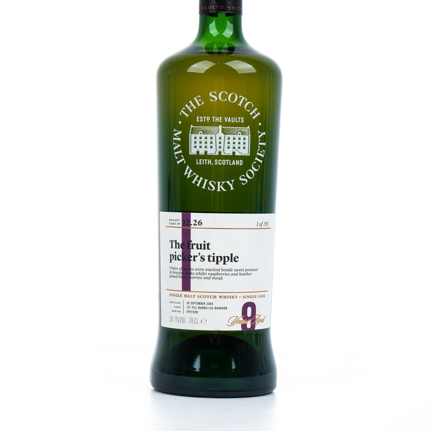 SMWS 12.26 本利亚克 9年 2009 单桶 行货