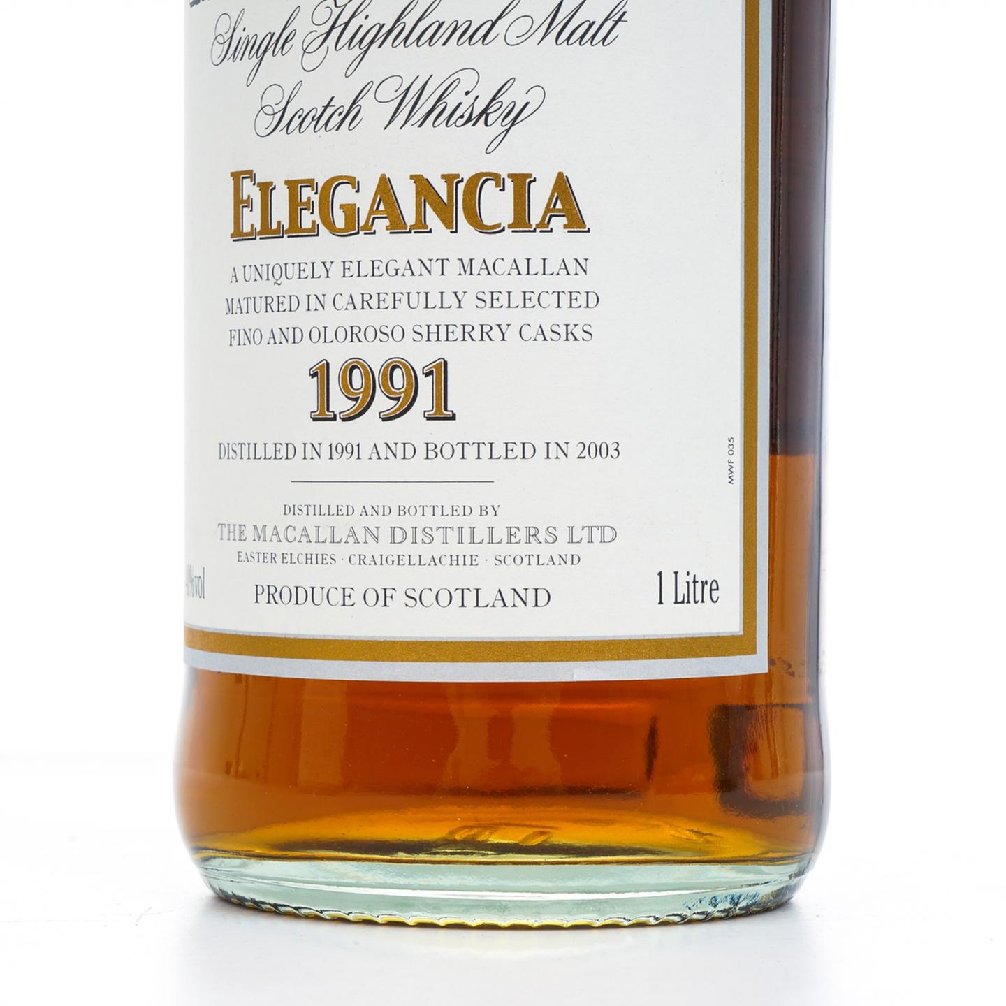 麦卡伦 1991-2003 Elegancia 1升装