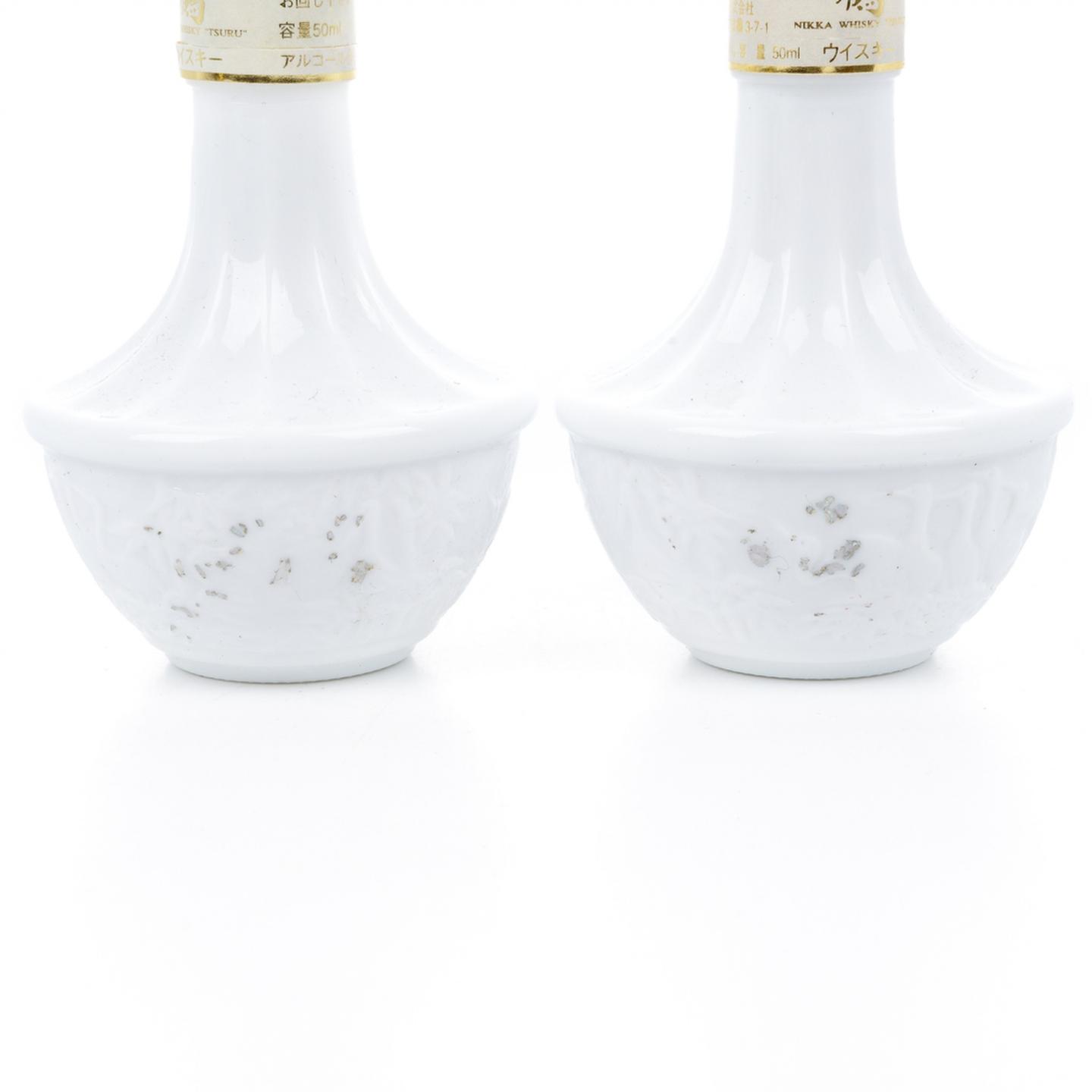 【酒版】Nikka 鹤 白瓷瓶 50ml*2