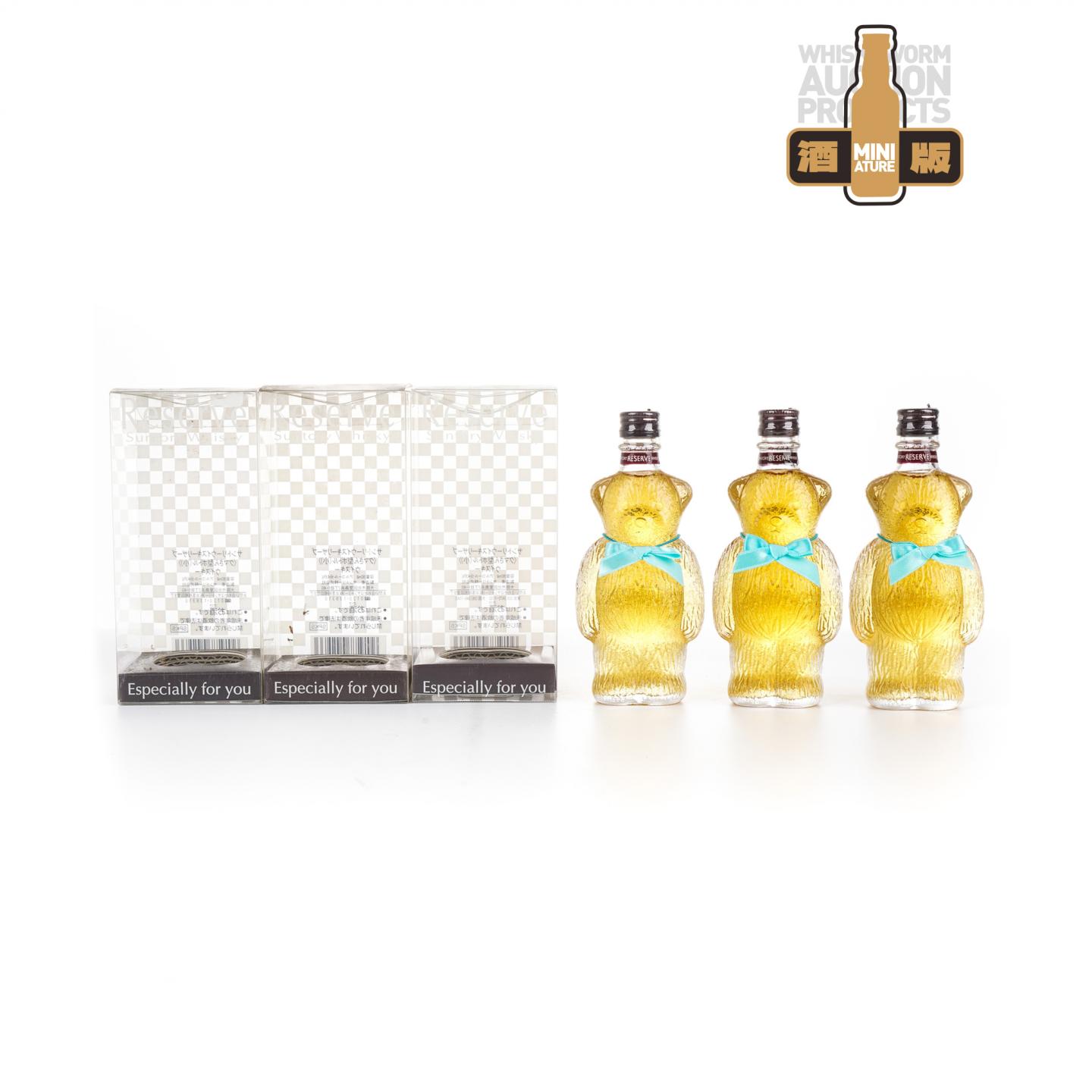【酒版】三得利 熊造型 调和威士忌 3*80ml