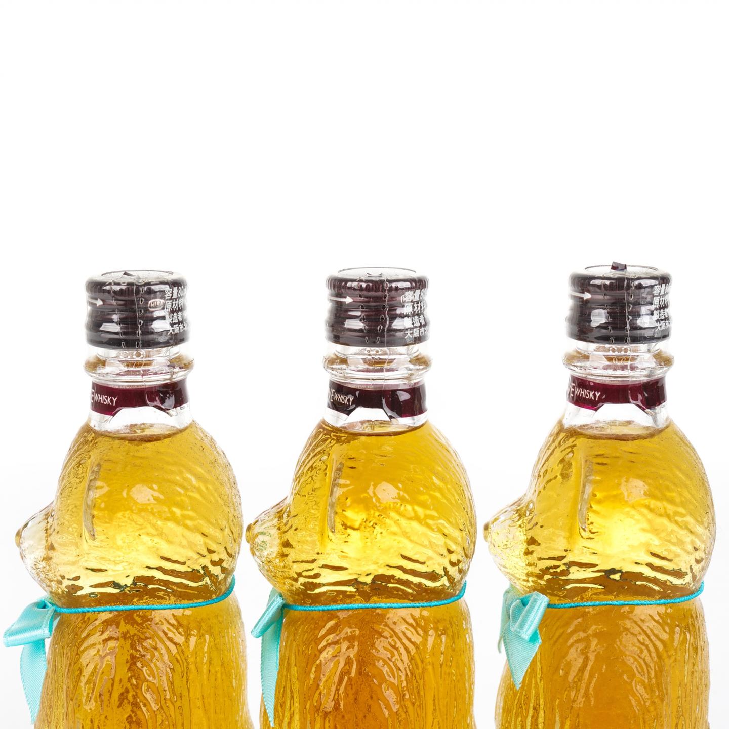 【酒版】三得利 熊造型 调和威士忌 3*80ml