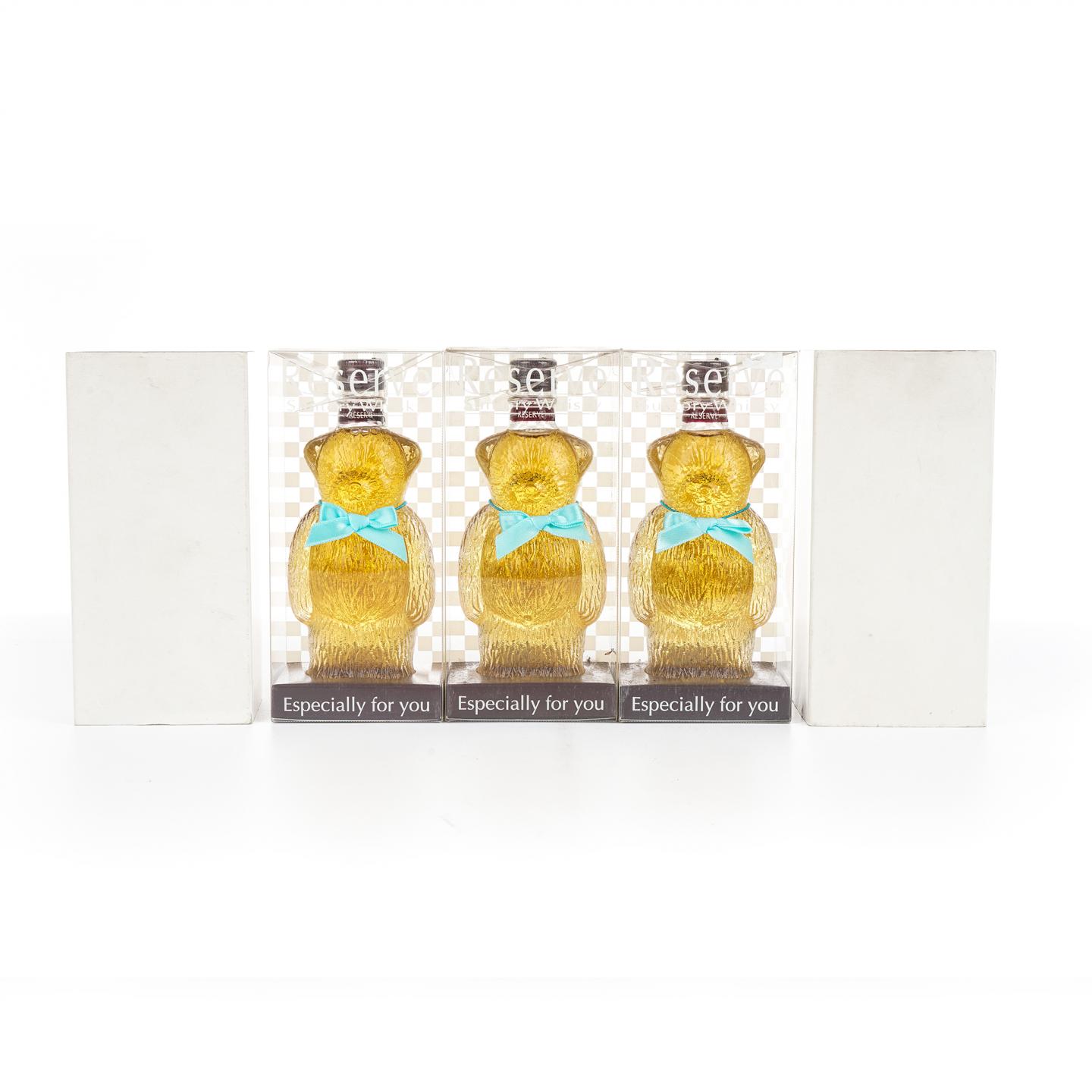【酒版】三得利 熊造型 调和威士忌 3*80ml