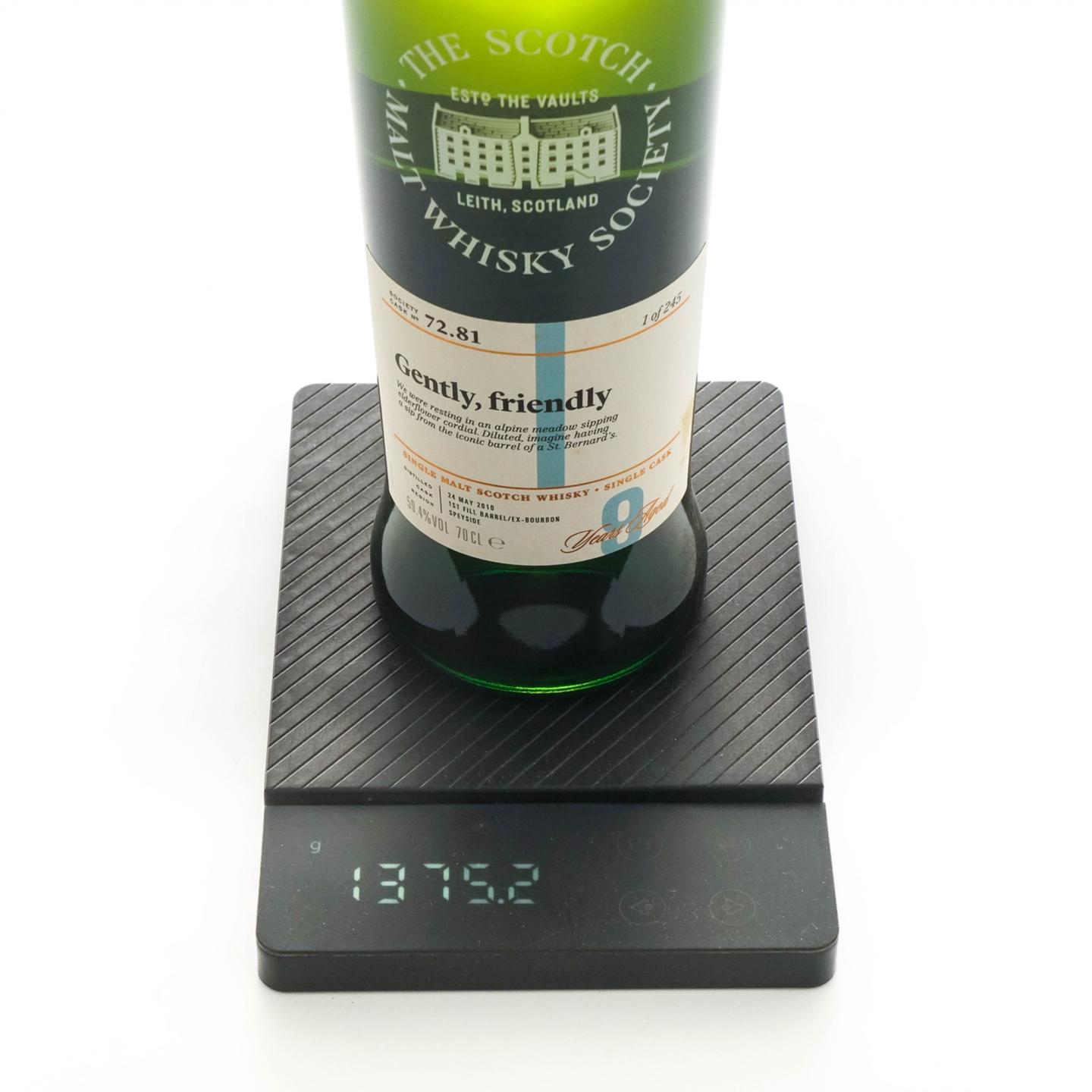 SMWS 72.81 弥尔顿达夫 9年 2010