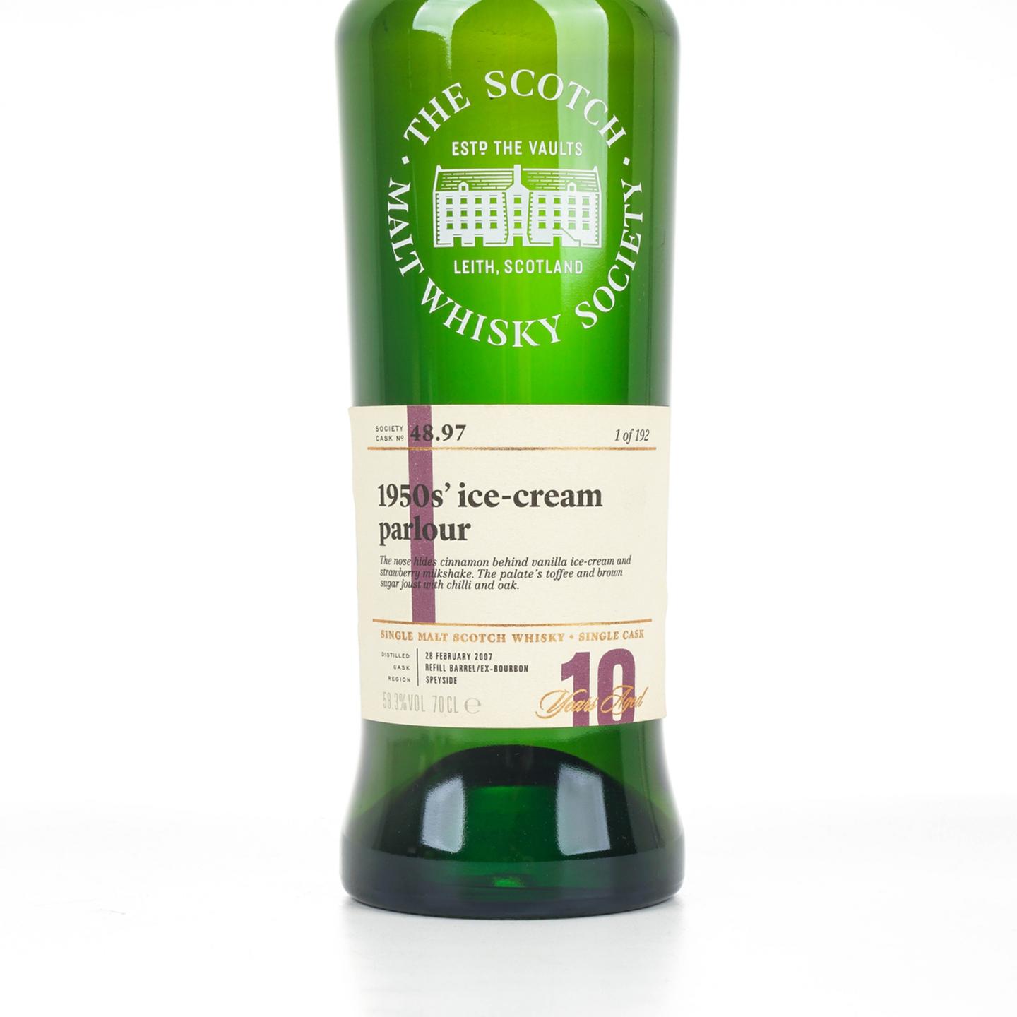 SMWS 48.97 巴门纳克 10年 2007