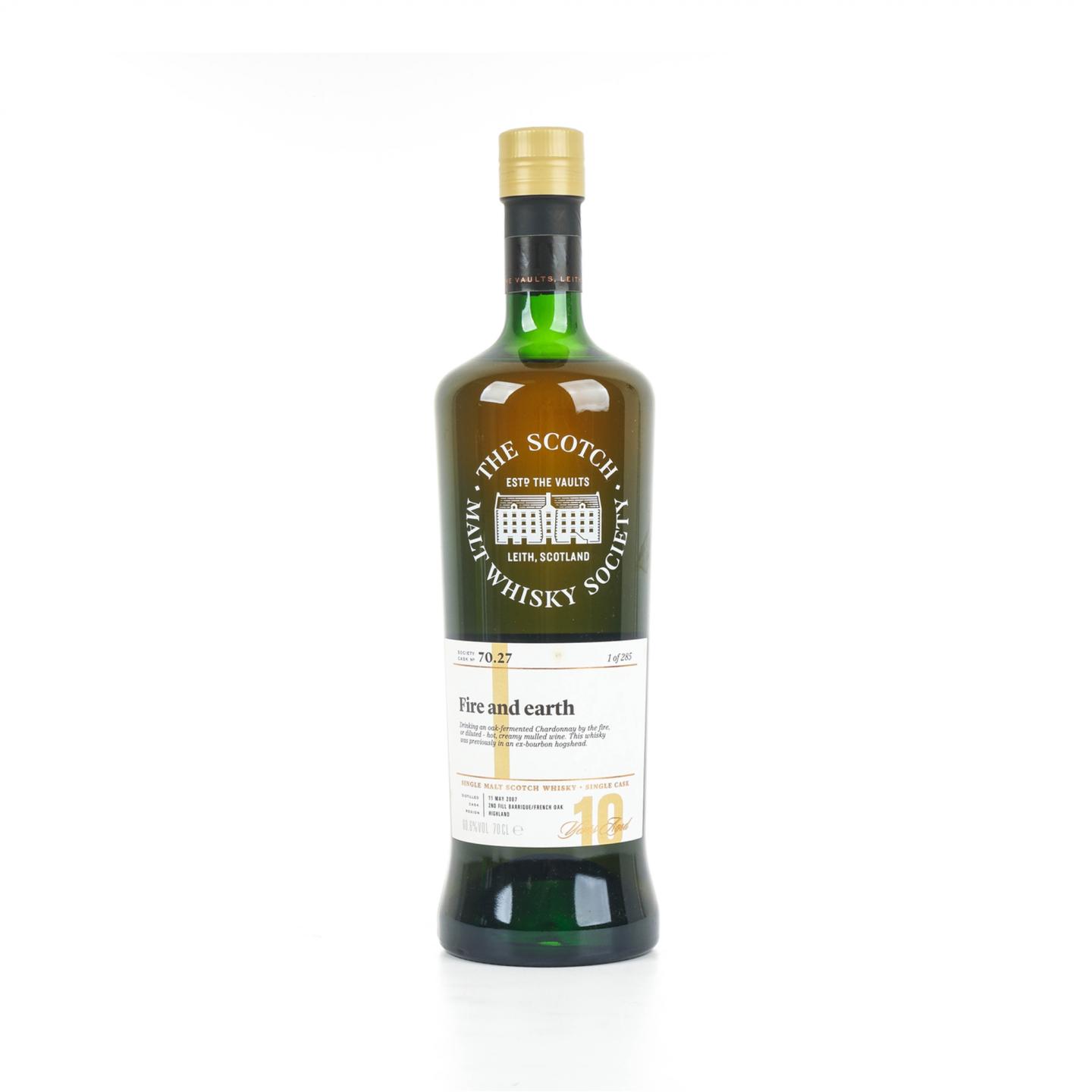 SMWS 70.27 巴布莱尔 10年 2007
