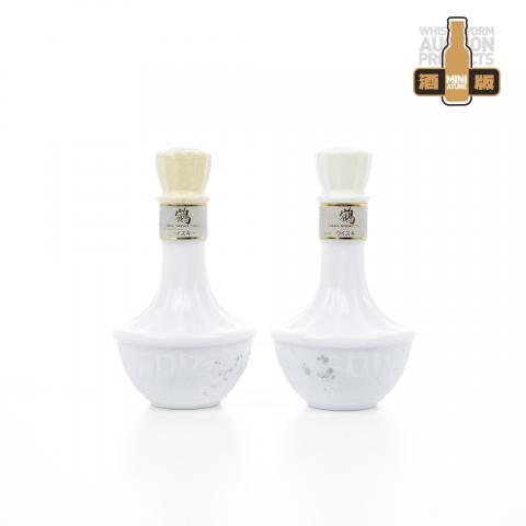 【酒版】Nikka 鹤 白瓷瓶 50ml*2