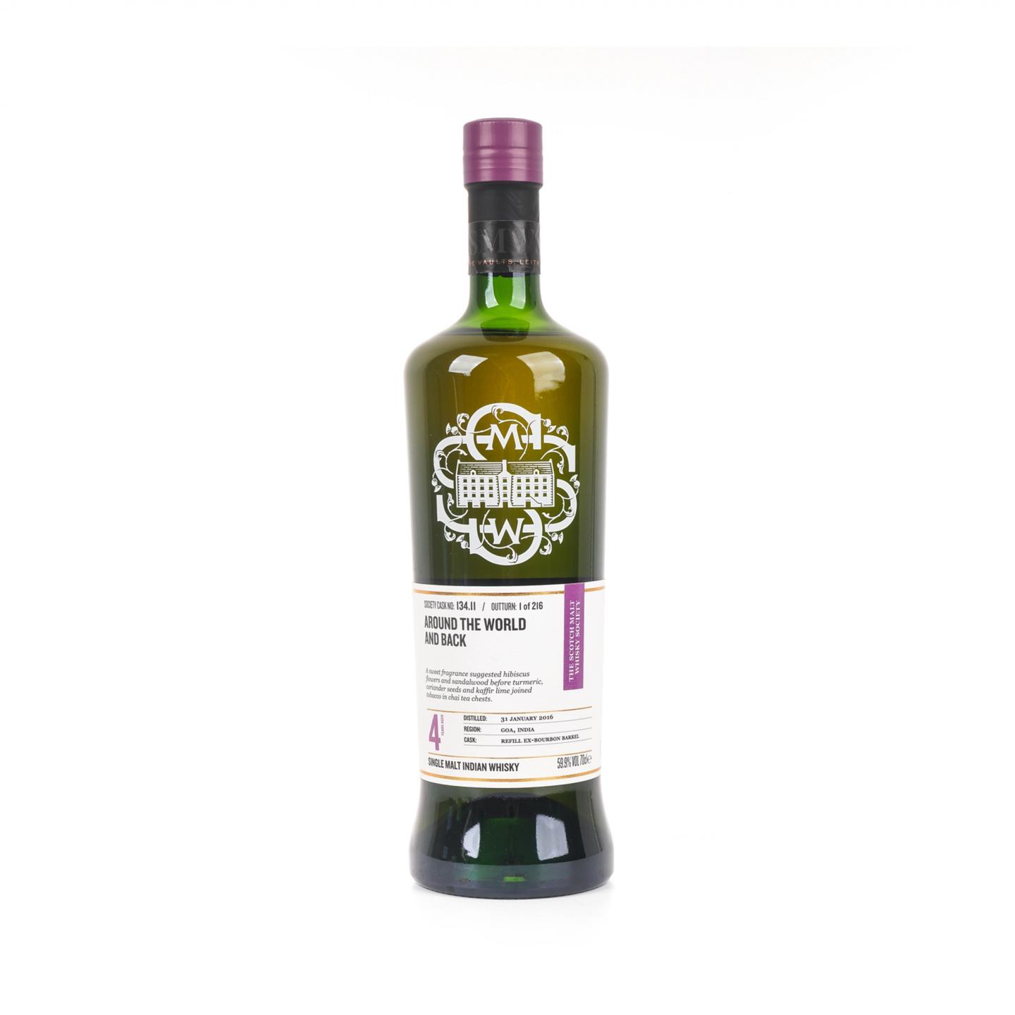 SMWS 134.11 John 4年 2016 印度威士忌