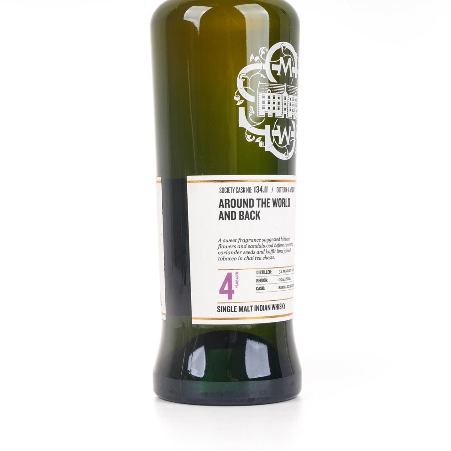 SMWS 134.11 John 4年 2016 印度威士忌