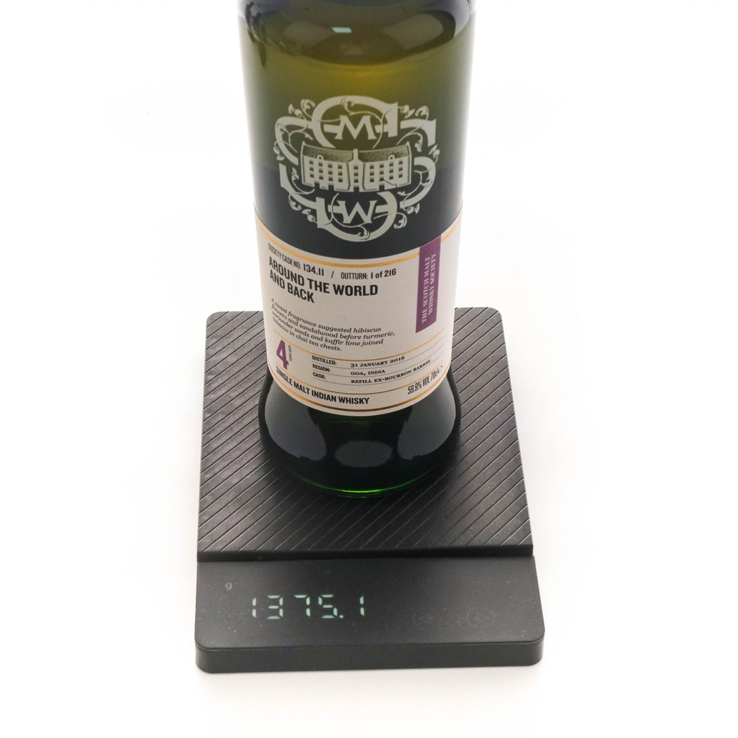 SMWS 134.11 John 4年 2016 印度威士忌