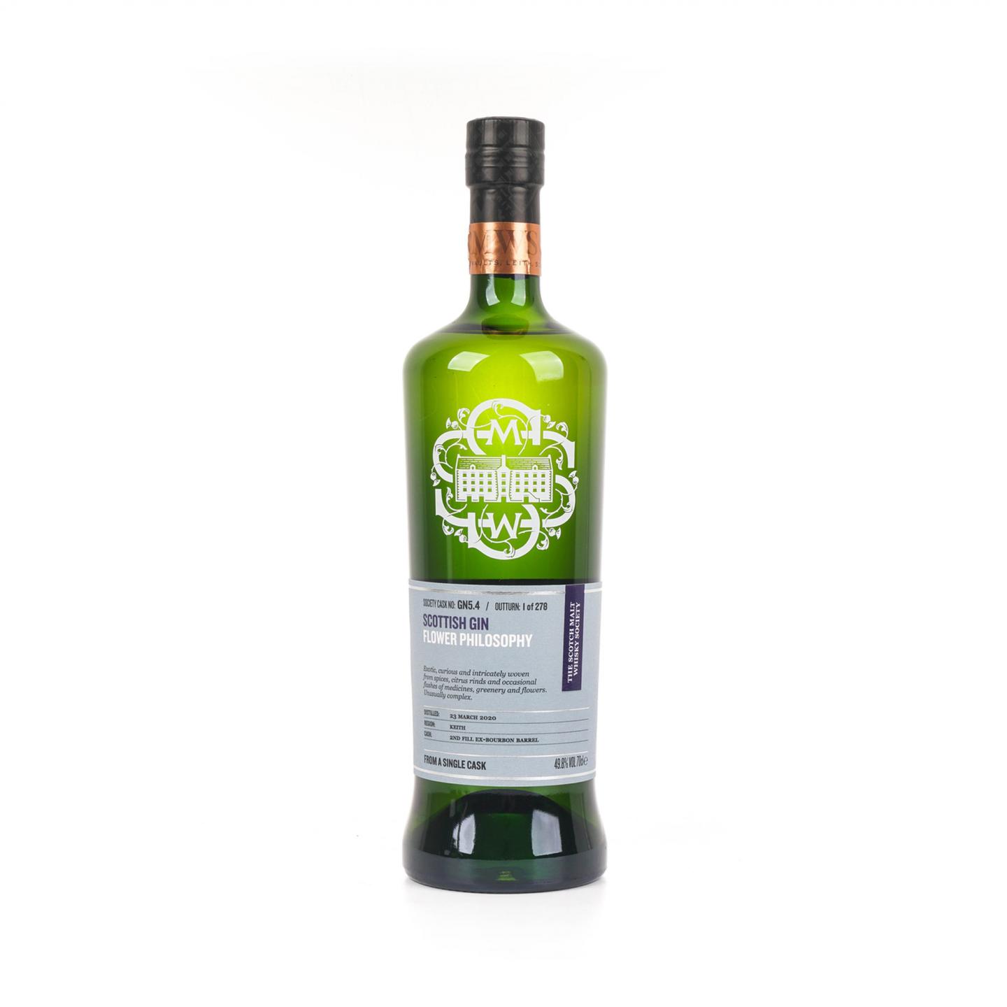 SMWS GN5.4 苏格兰金酒 2020 单桶