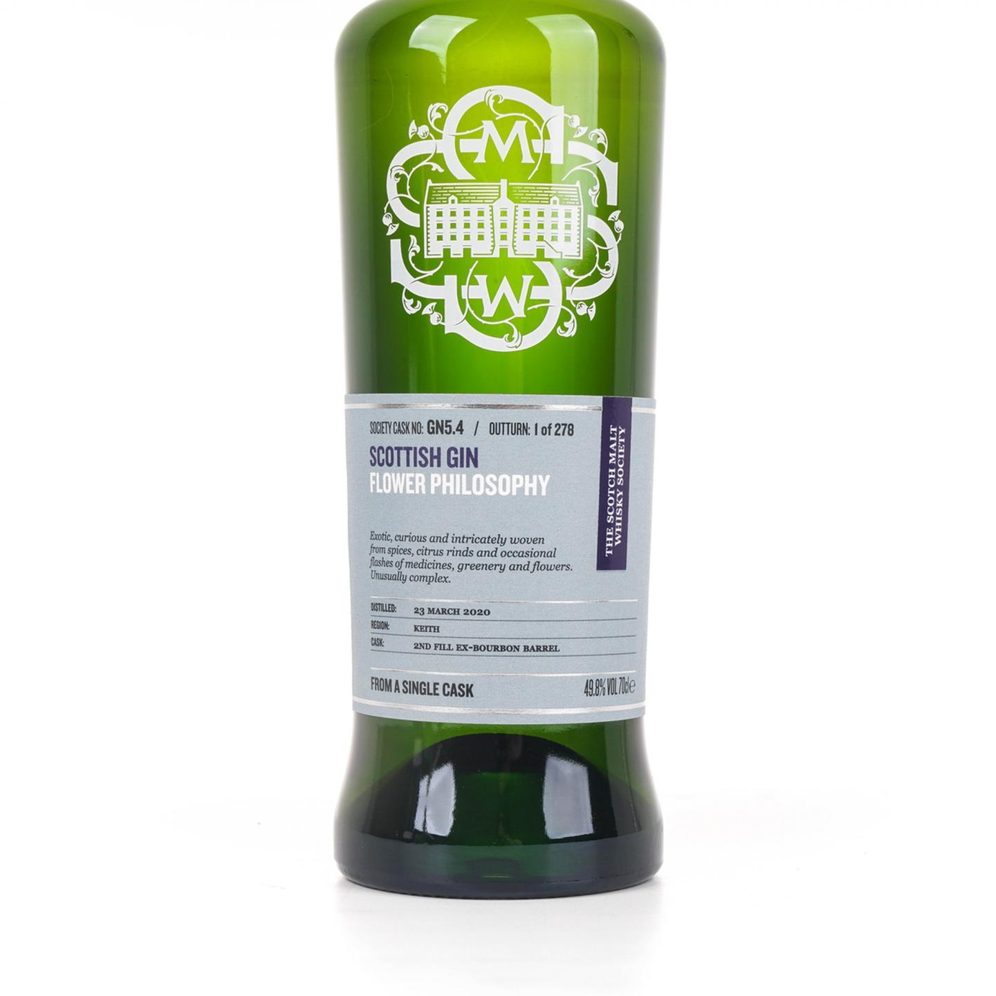 SMWS GN5.4 苏格兰金酒 2020 单桶