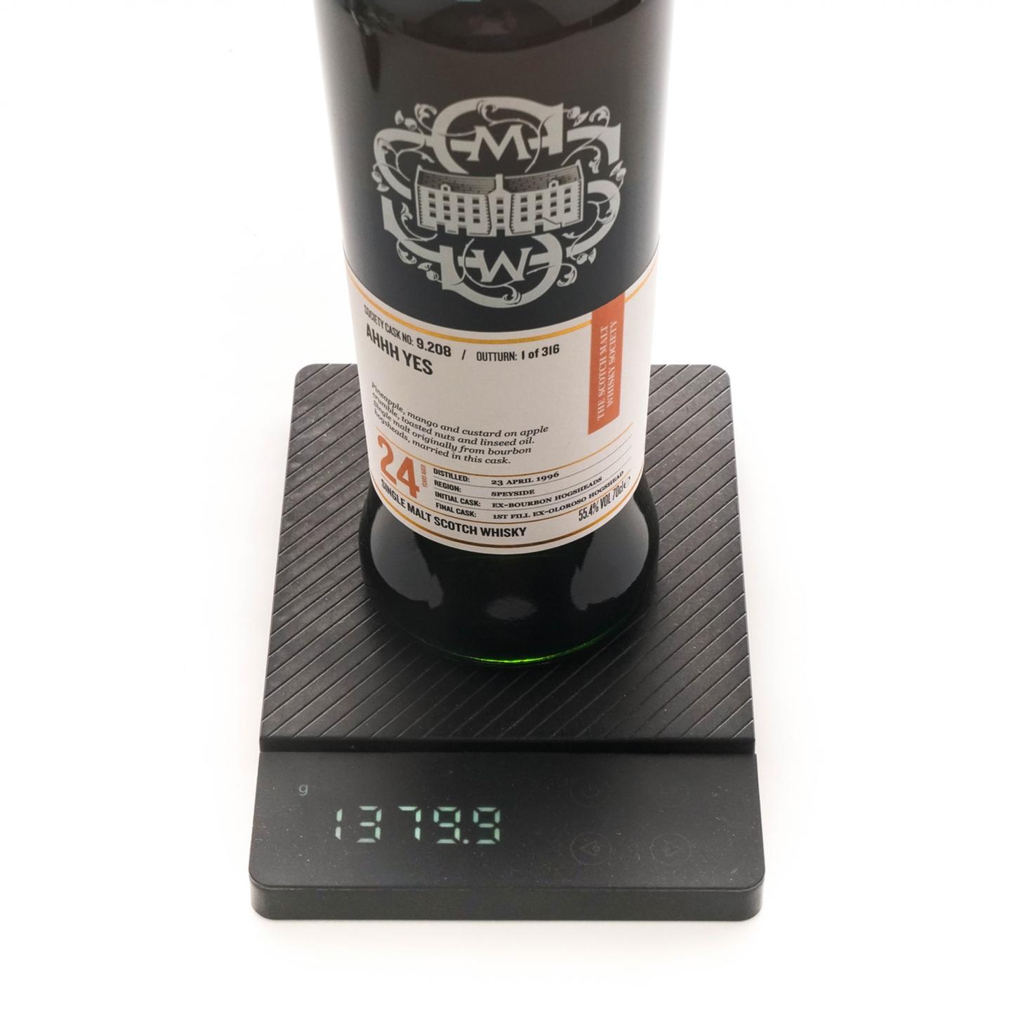 SMWS 9.208 格兰冠 24年 1996 雪莉桶后熟