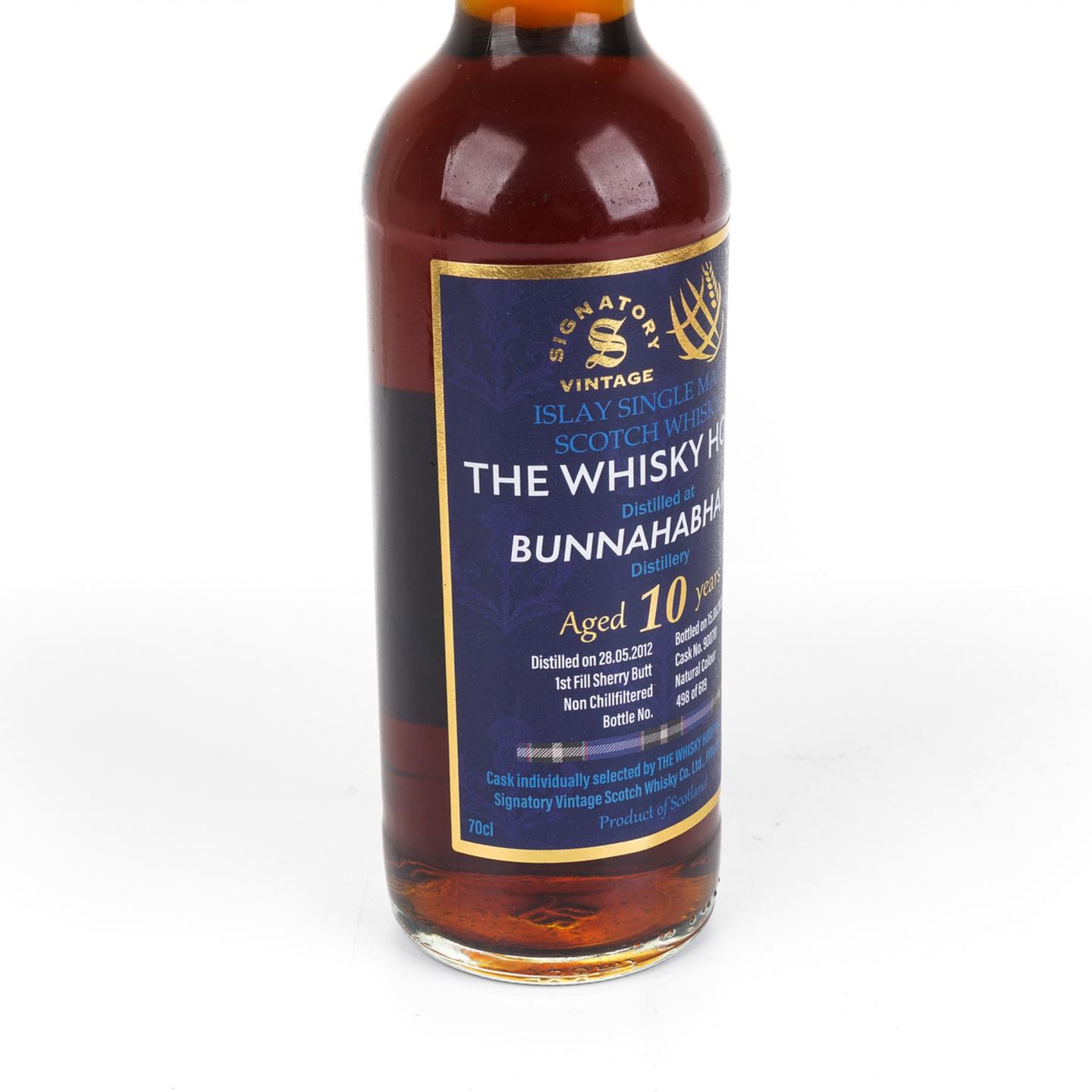 布纳哈本 10年 2012-2022 初填雪莉桶 The Whisky Hoop