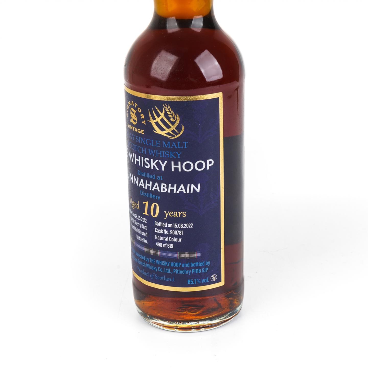 布纳哈本 10年 2012-2022 初填雪莉桶 The Whisky Hoop